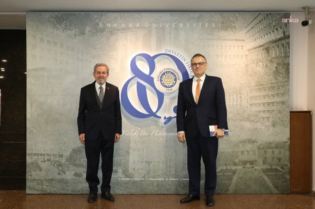 Ankara Üniversitesi Rektörü Ünüvar, Slovakya’nın Ankara Büyükelçisi Slivovic’i ağırladı