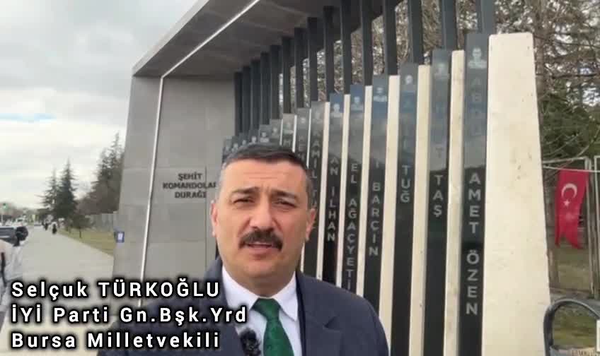 İYİ Parti'li Türkoğlu: "Millete yutturmaya çalıştığınız bu ihanet sürecini bu millet yemeyecek"