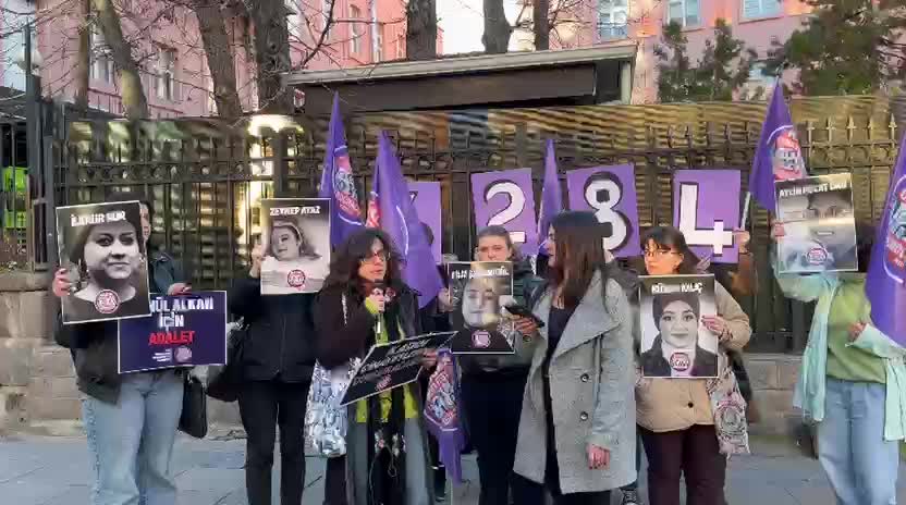 Kadın Cinayetlerini Durduracağız Platformu:  Filiz'in, Aylin'in, Gönül'ün, İlknur'un, Kübra'nın ve Zeynep'in hesabını soracağız, kadın cinayetlerini durduracağız