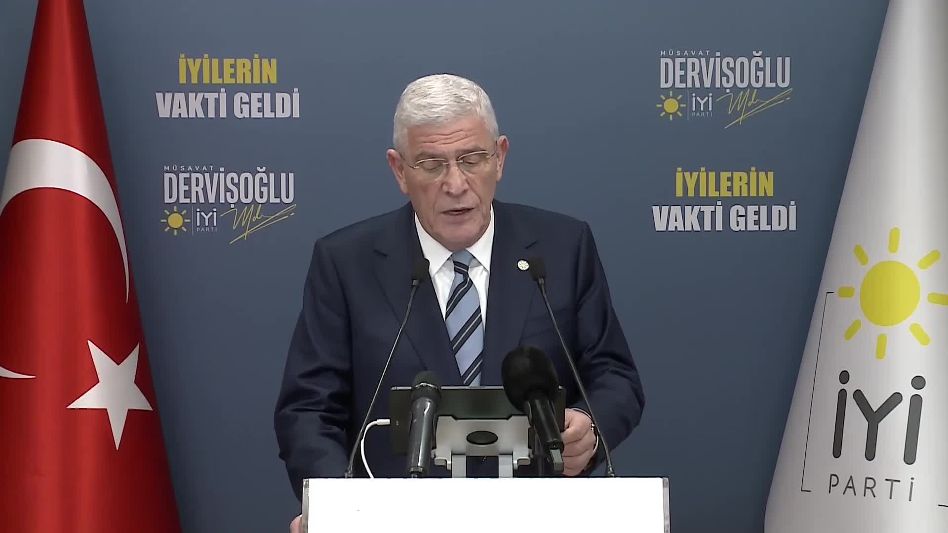 İYİ Parti Genel Başkanı Dervişoğlu: "Rapor, fikri ve vicdani olarak bir sefalet manifestosudur"