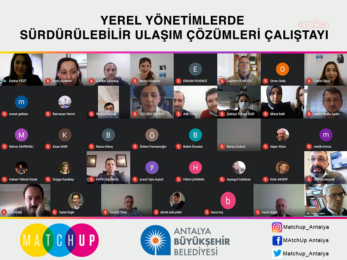 ANTALYA BÜYÜKŞEHİR BELEDİYESİ'NDEN ÇEVRİMİÇİ ÇALIŞTAY