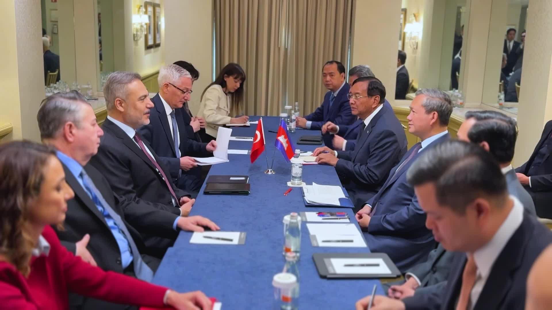 Hakan Fidan, Washington'da Vietnam ve Kamboçya yetkilileriyle görüştü