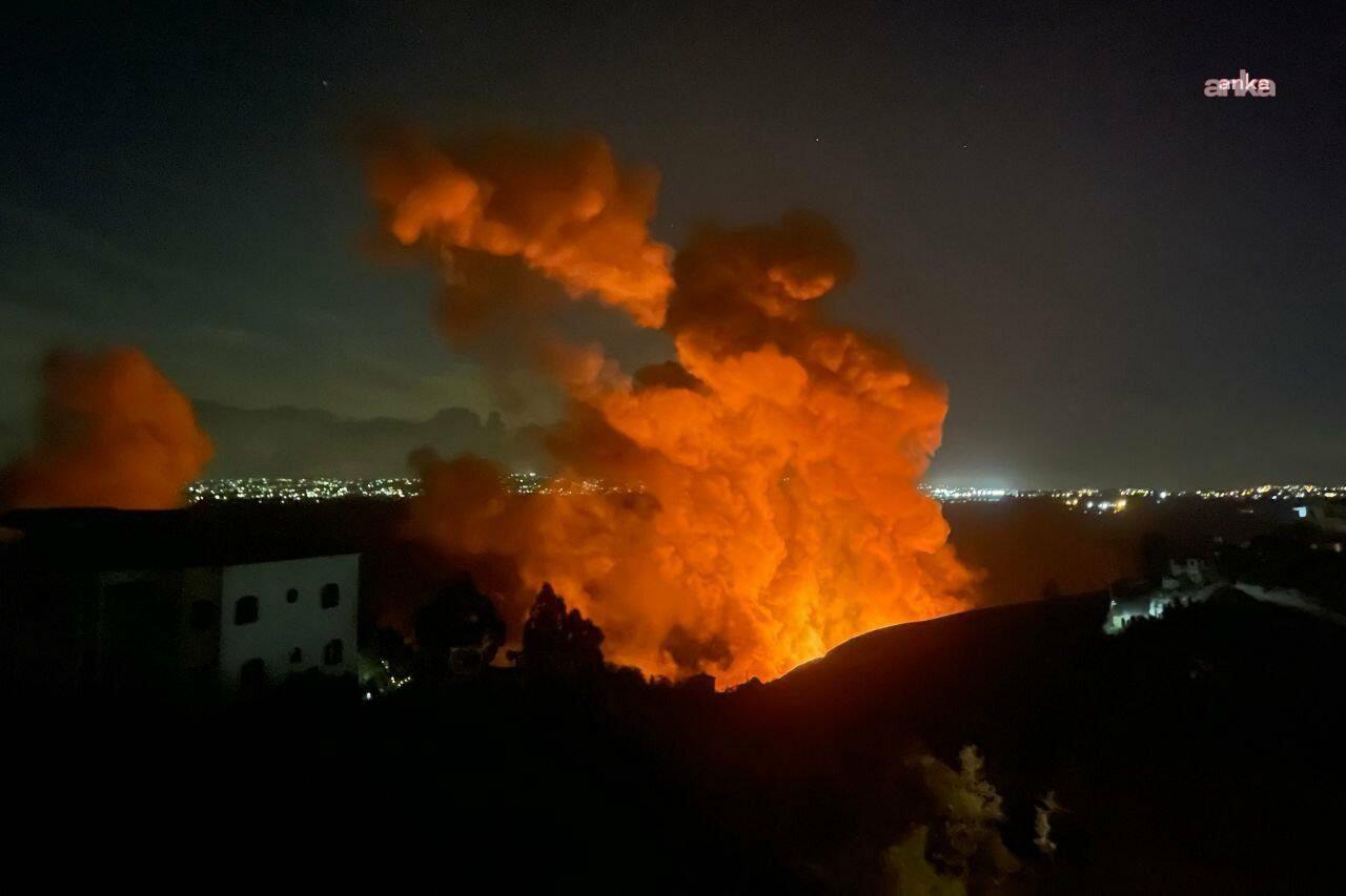 İsrail’in Lübnan’a yönelik hava saldırılarında en az 12 kişi hayatını kaybetti