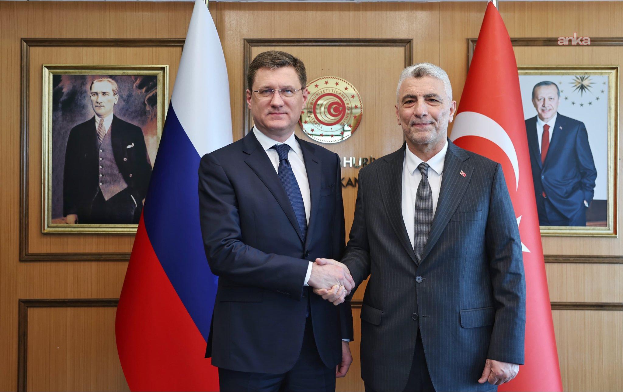 Bakan Bolat, Rusya Başbakan Yardımcısı Novak ile görüştü