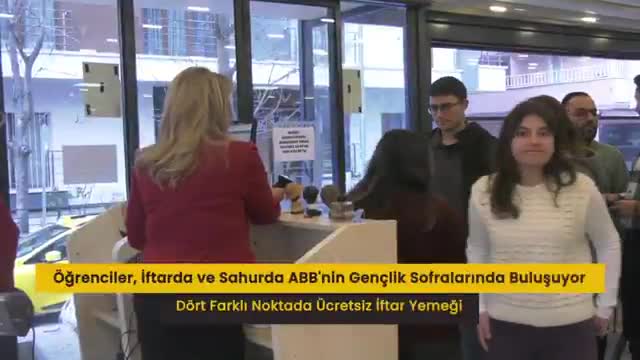 Öğrenciler, iftar ve sahurda Ankara Büyükşehir Belediyesi'nin gençlik sofralarında buluşuyor