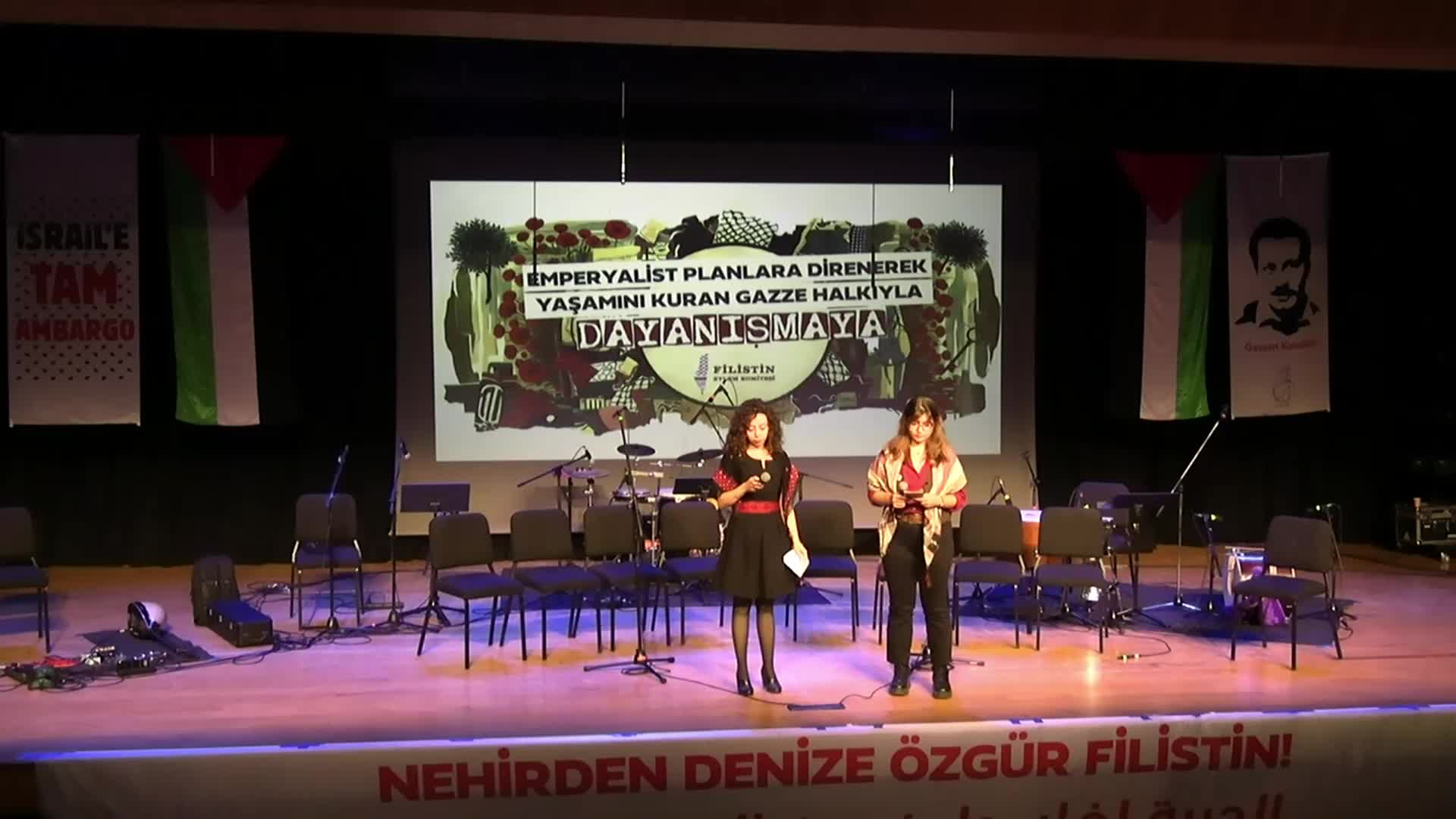 Bakırköy'de Filistin'le Dayanışma Gecesi düzenlendi: Filistinlilerin temsil edilmediği sözde 'Barış Kurulu'nda soykırım faili Netanyahu’yla yan yana getiriliyor