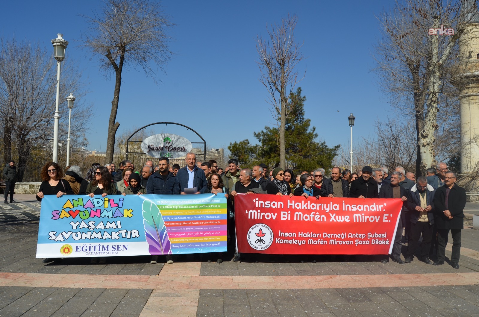 Gaziantep'te Eğitim Sen ve İHD anadile ilişkin hakların genişletilmesini istedi