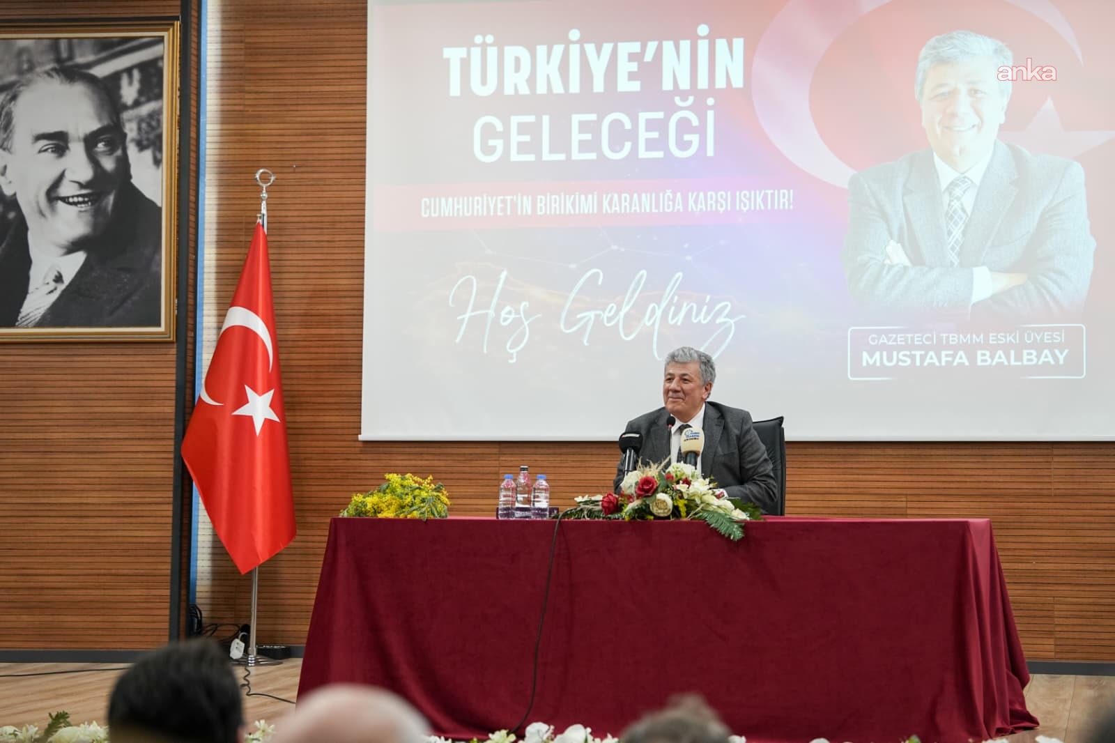 Mustafa Balbay, Ortahisar’da “Türkiye’nin Geleceği” başlıklı konferansta konuştu