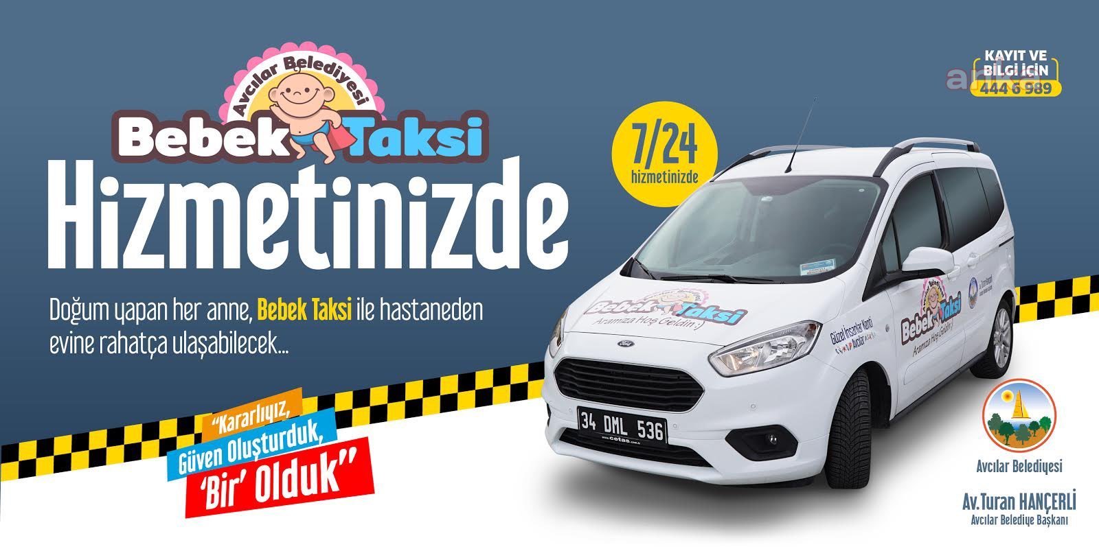 İZMİT BELEDİYESİ'NİN "ANNE TAKSİ"Sİ, AVCILAR BELEDİYESİ'NE ÖRNEK OLDU