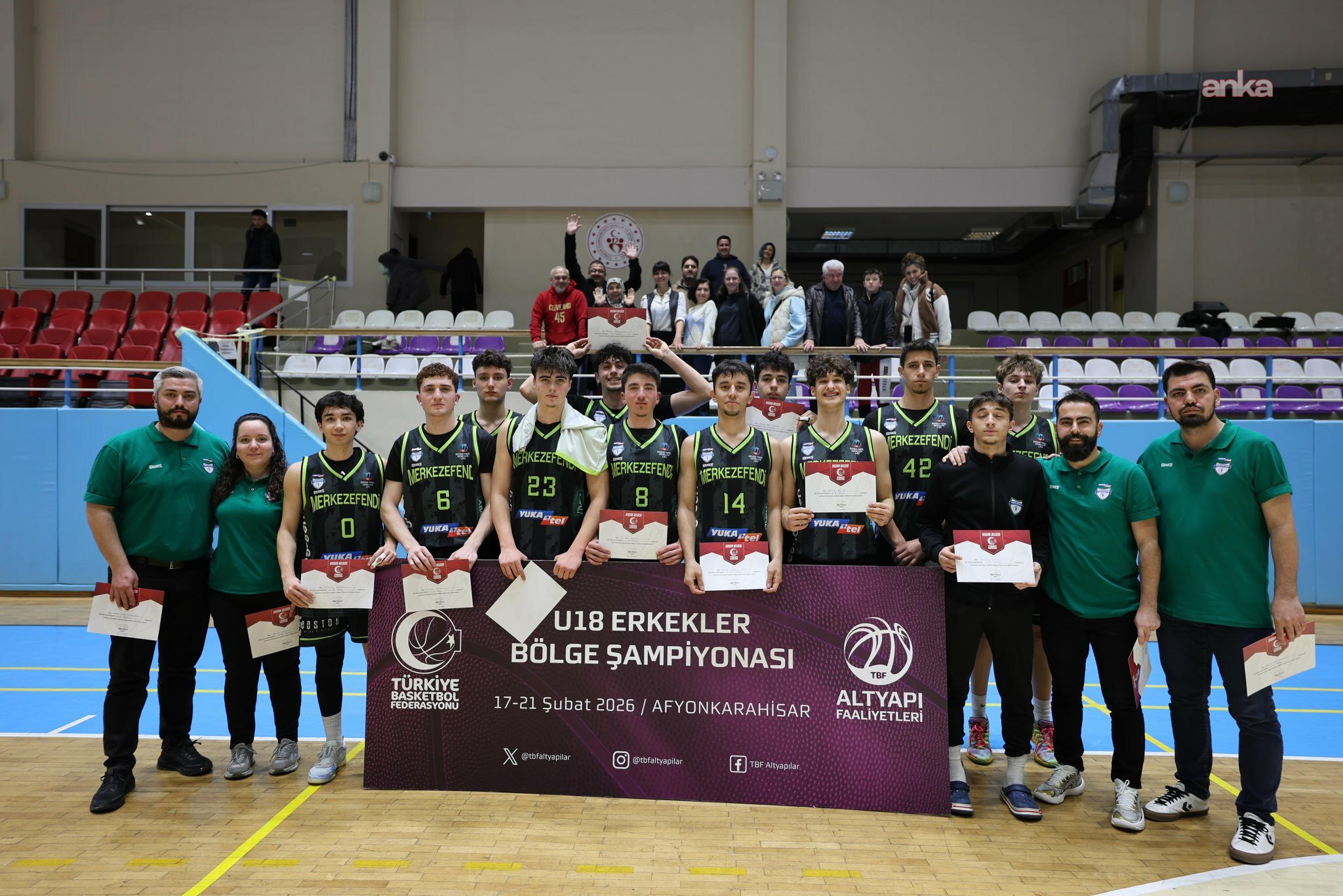 Merkezefendi Belediyesi’nin U-18 takımları, Anadolu Şampiyonası’nda