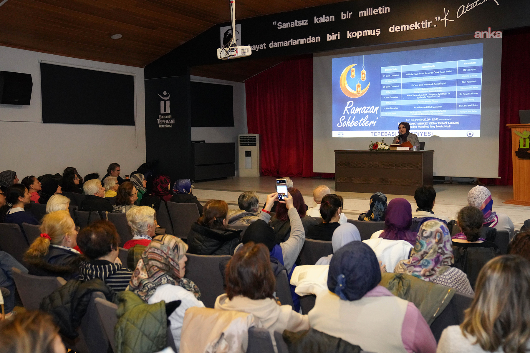 Tepebaşı'nda “Ramazan Sohbetleri” başladı