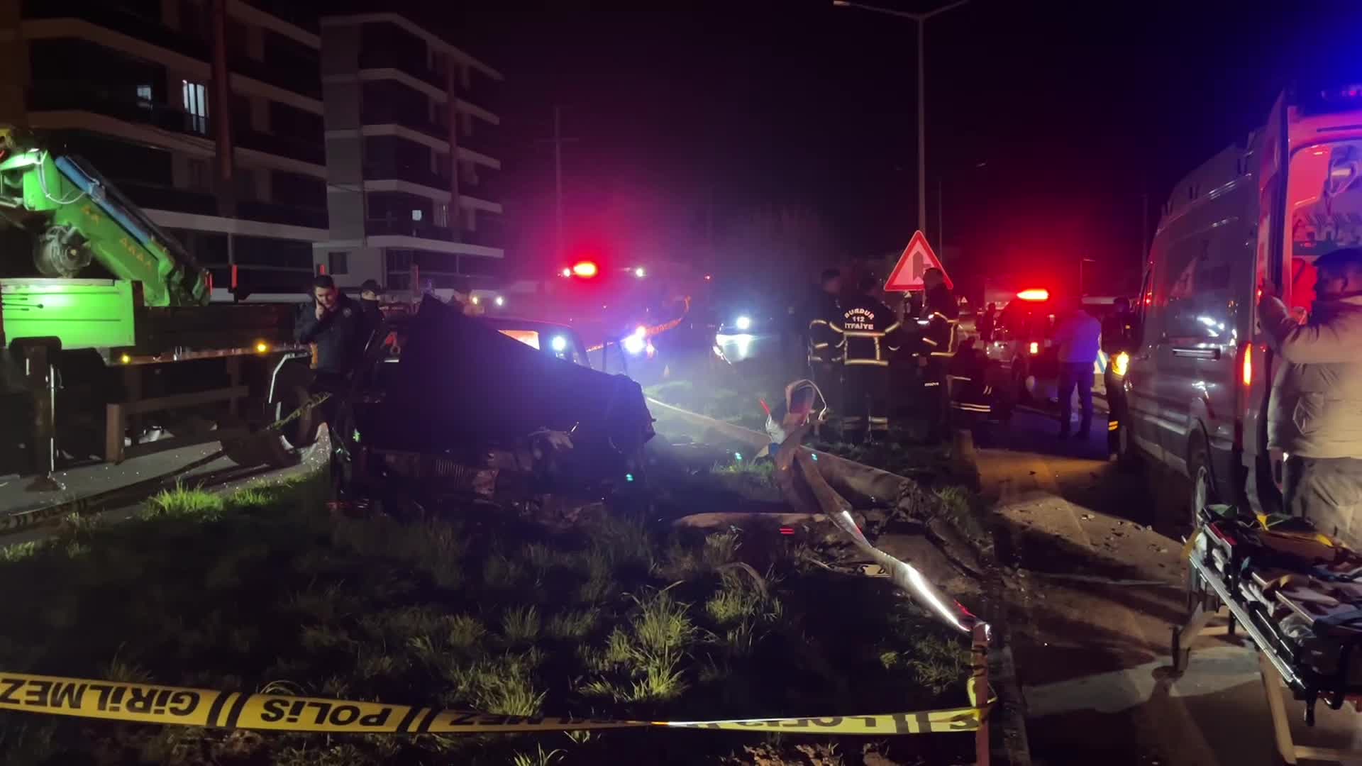 Burdur’da 6 ay önce evlenen genç çift kaza yaptı: 1 ölü, 1 yaralı