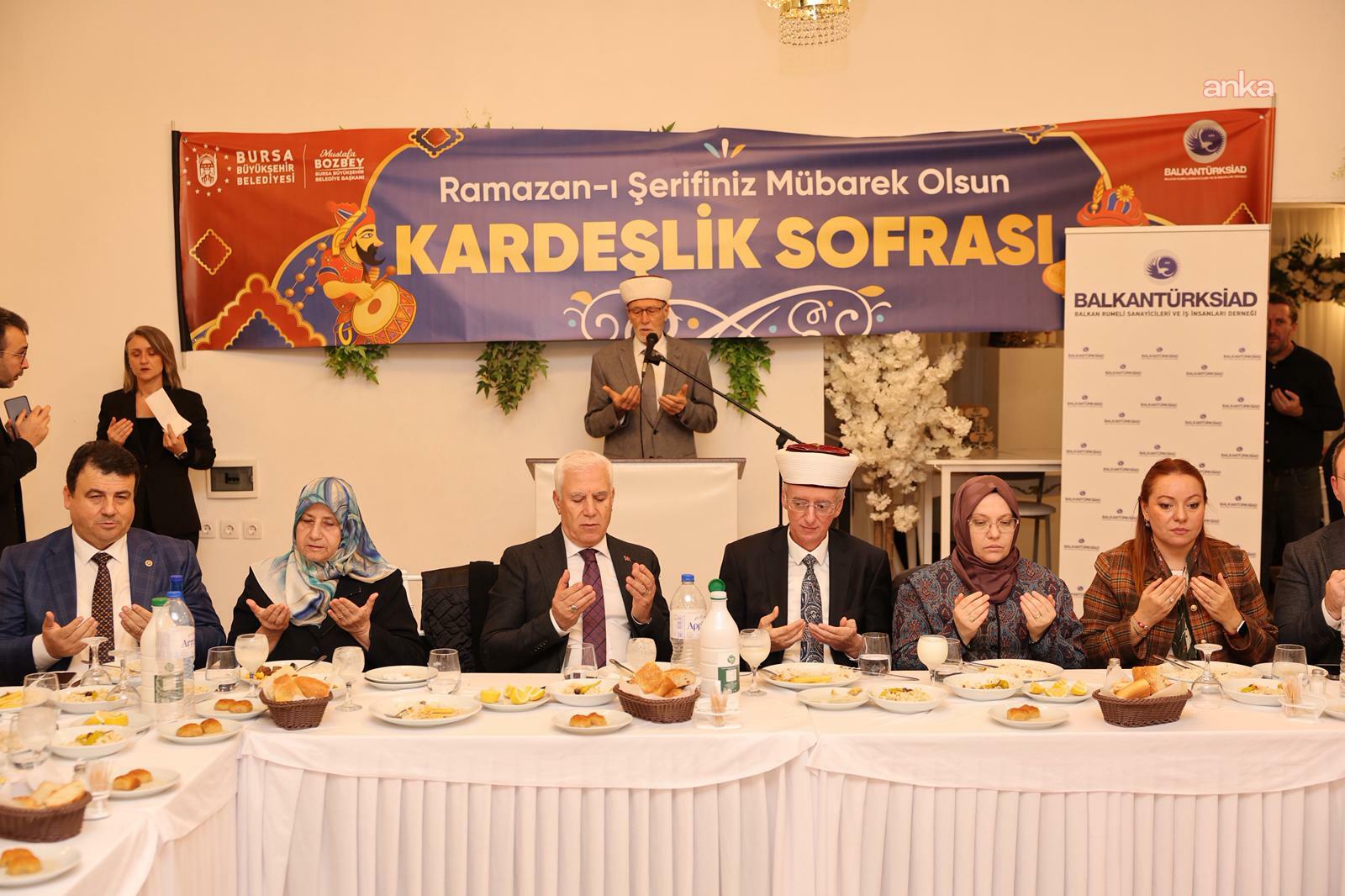 Bursa Büyükşehir Belediyesi'nden Batı Trakya'da dayanışma sofrası