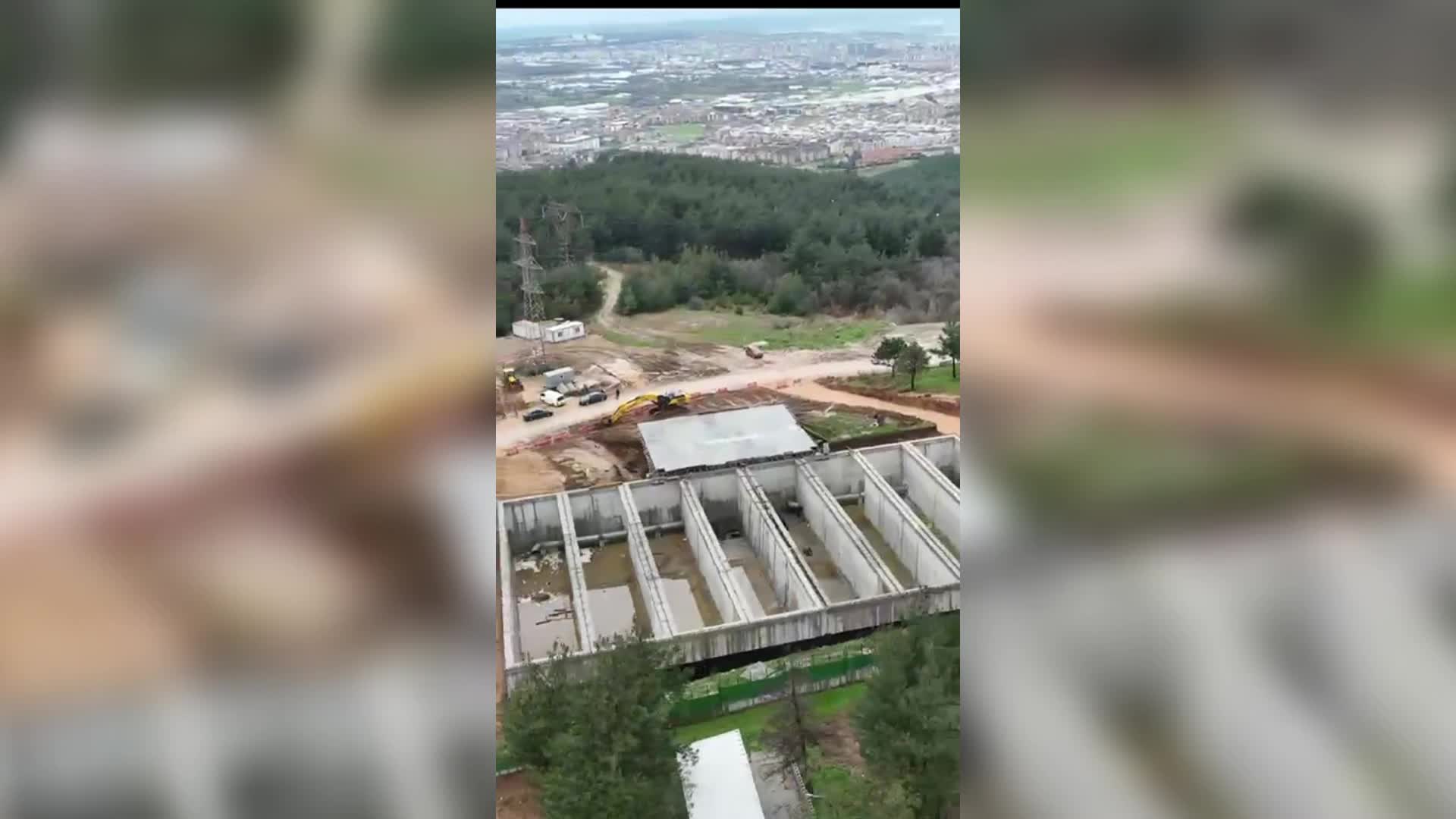 Bursa Büyükşehir Belediyesi'nden Nilüfer Gümüştepe'ye 10 bin metreküplük yeni su deposu