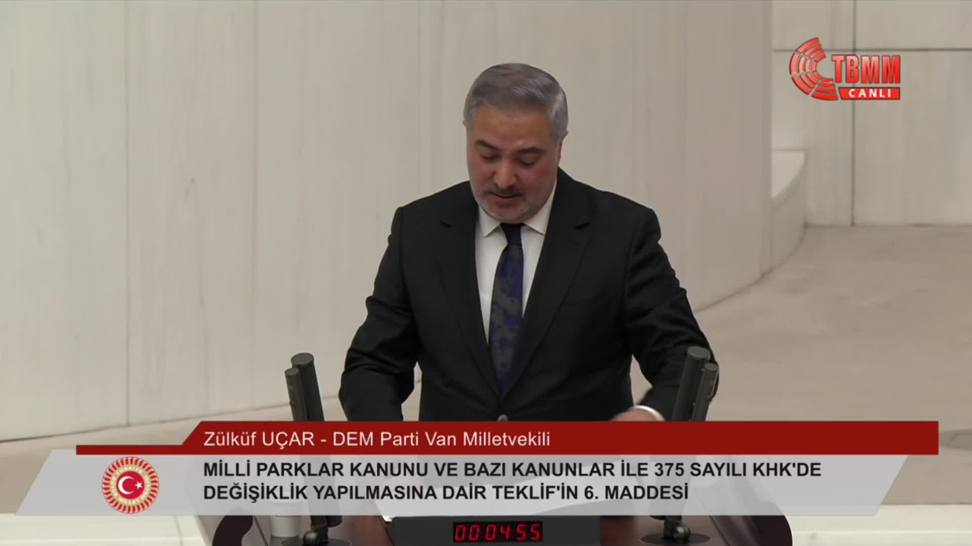 TBMM Genel Kurulu... DEM Parti ile İYİ Parti arasında "statü" tartışması... ""İmralı canisinin statüsünü yüce Türk mahkemeleri tescil etmiştir, tescilinin adı da bebek katilidir"
