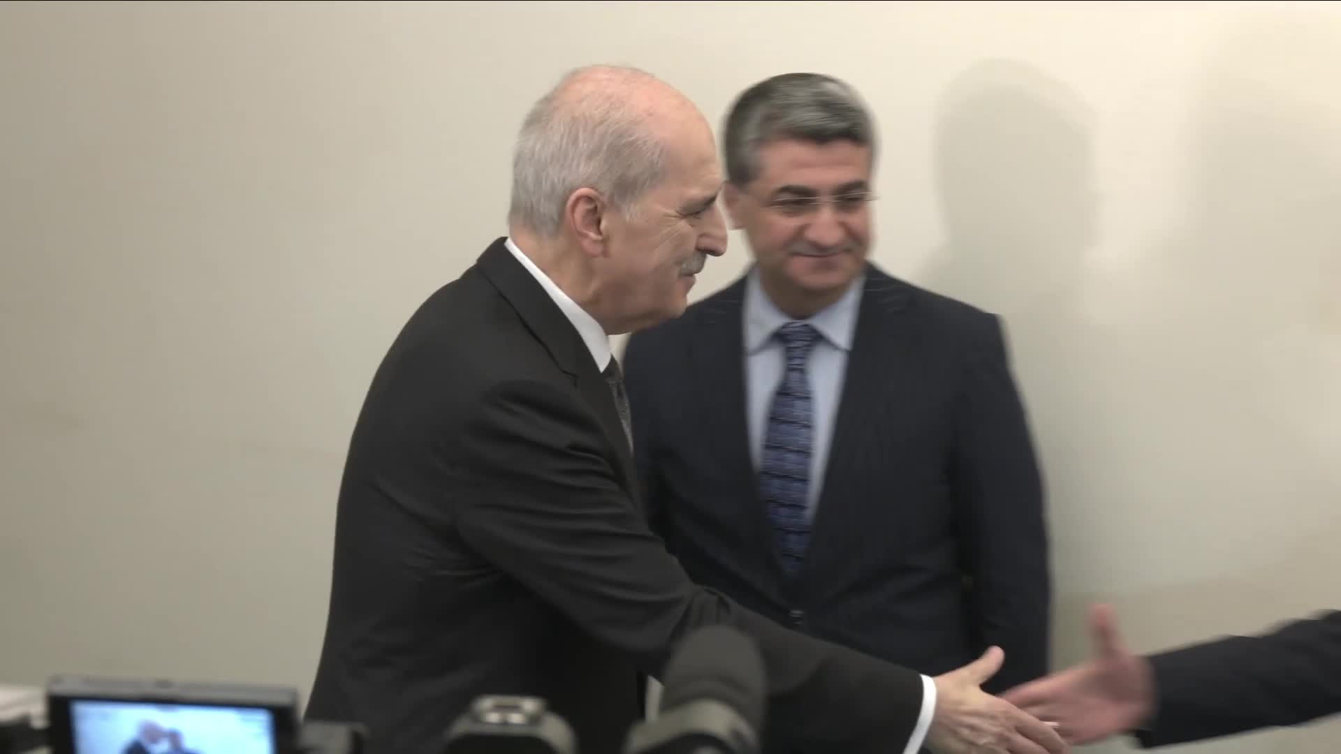 Kurtulmuş, süreç Komisyonu'na katılan siyasi parti gruplarını ziyaret ediyor... Ekmen: "Şimdi raporun gereklerini yerine getirme zamanıdır"