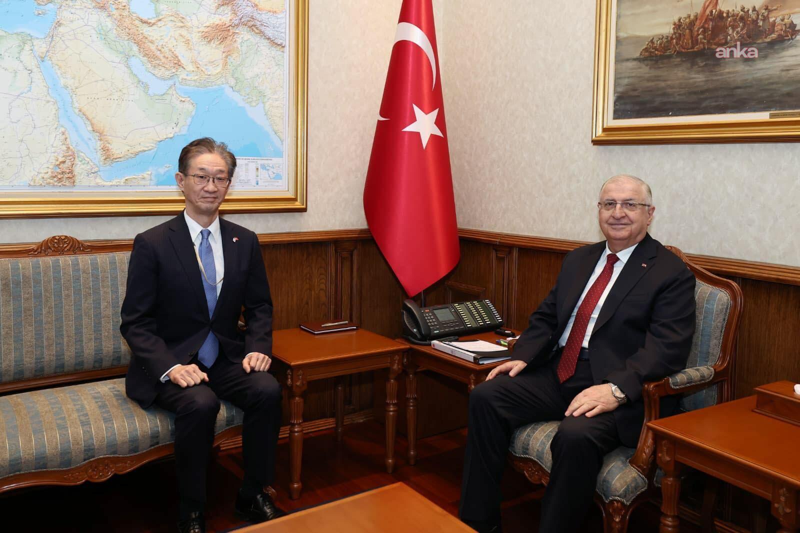 Bakan Güler, Japonya'nın Ankara Büyükelçisi Tamura ile görüştü