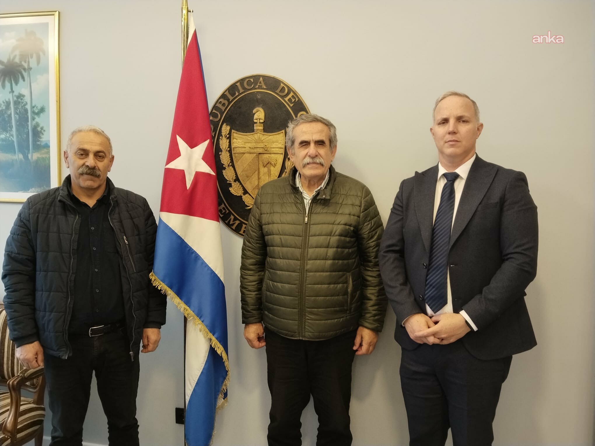 Nakliyat-İş'ten Küba Büyükelçiliği'ne dayanışma ziyareti