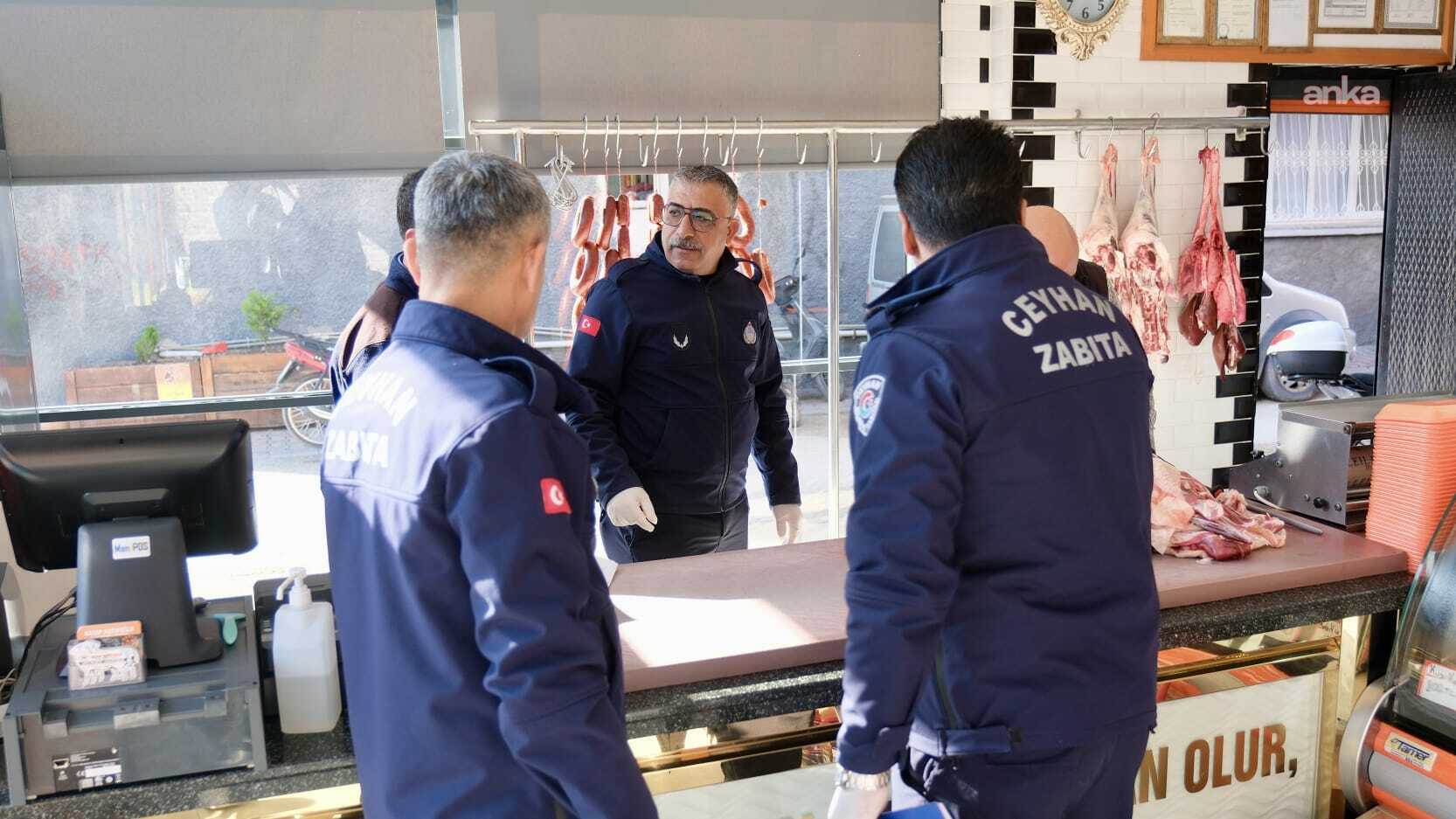 Ceyhan Belediyesi’nden kasaplarda hijyen ve fiyat denetimi