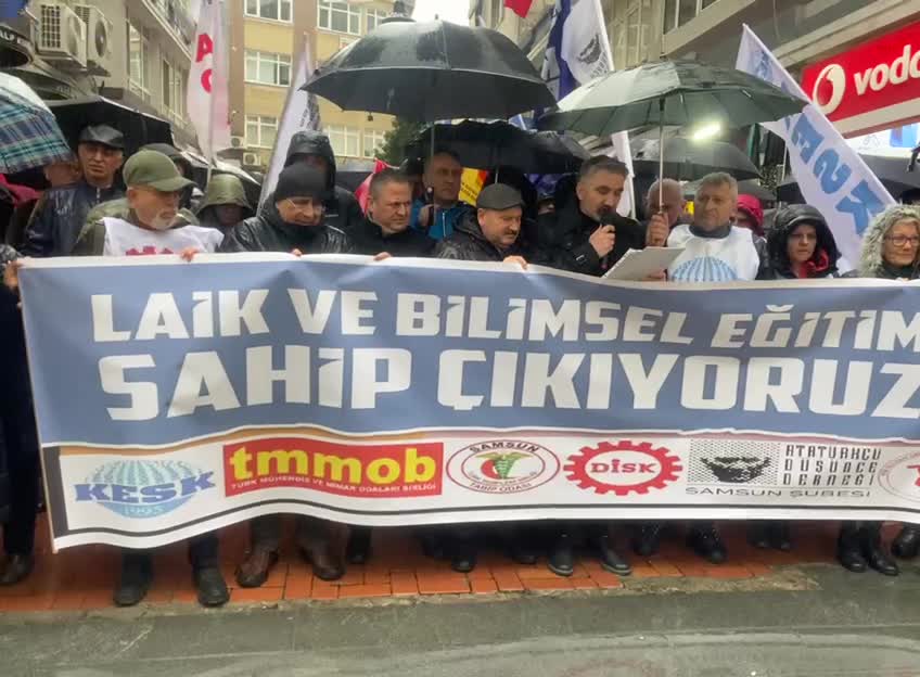 Samsun'da MEB'in ramazan genelgesine ortak tepki: Ayrıştırıcı ve kutuplaştırma temelli politika ve uygulamalara derhal son verilmeli