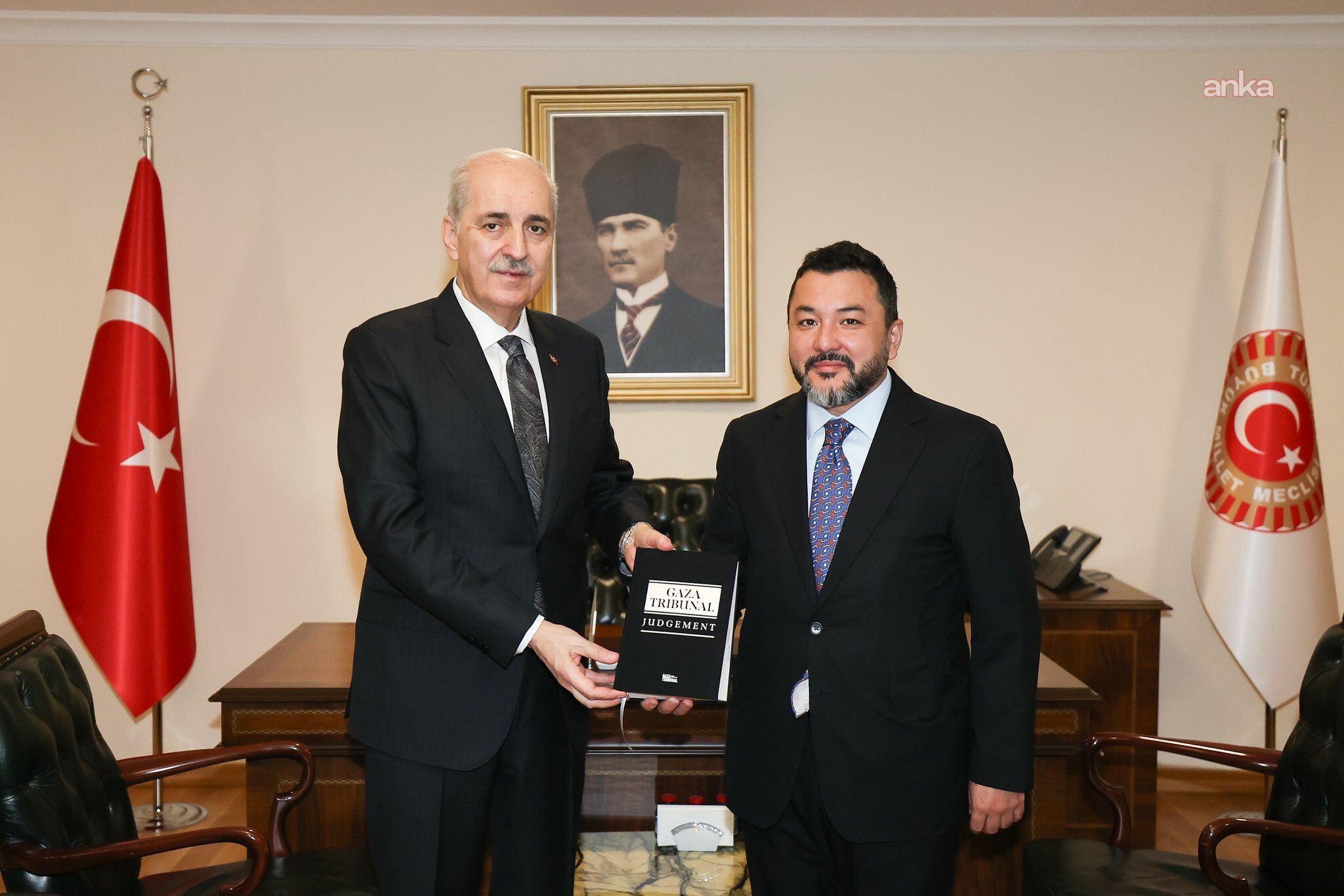 Numan Kurtulmuş, İslam İşbirliği Gençlik Forumu (ICYF) Başkanı Taha Ayhan’ı kabul etti