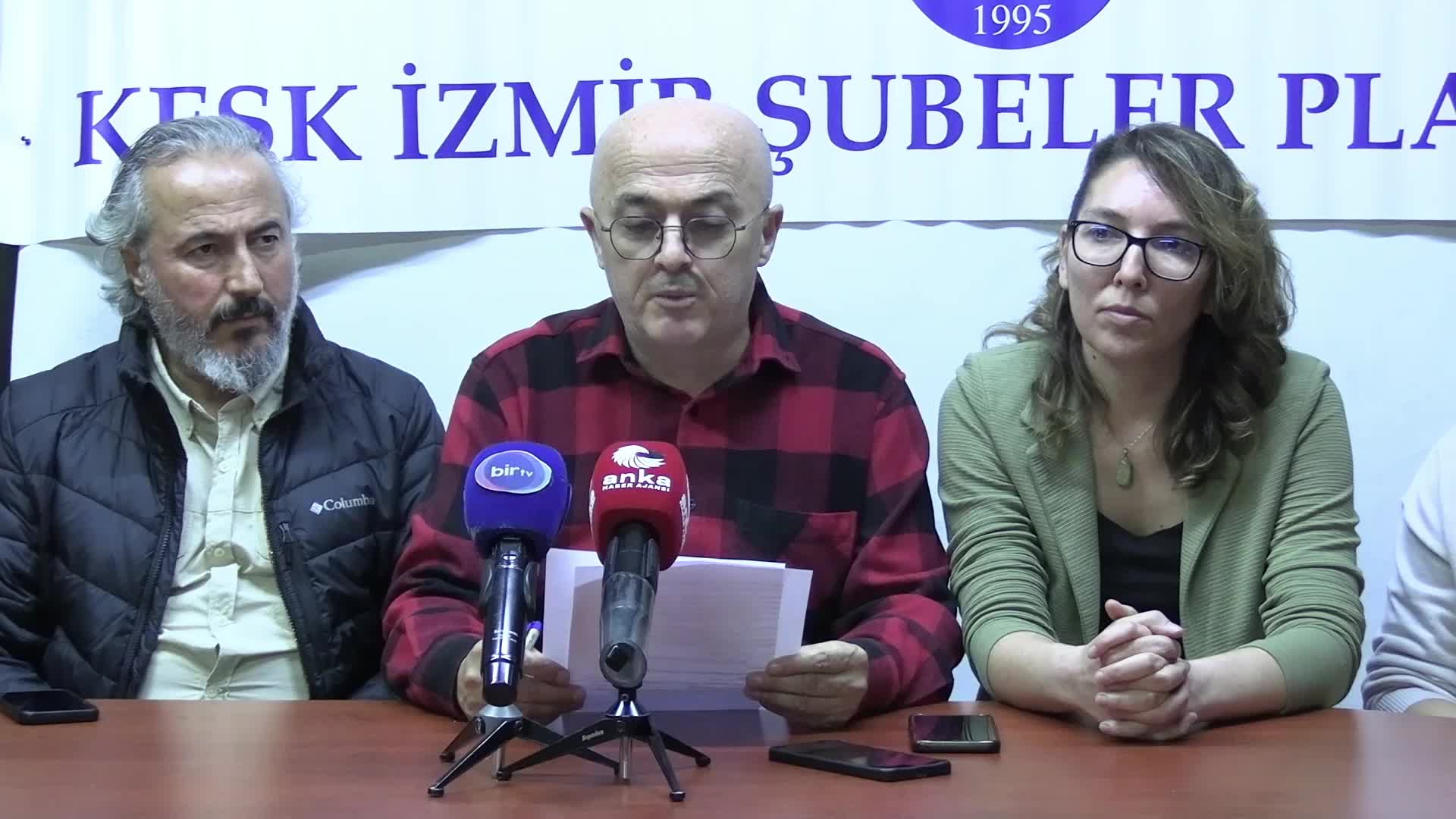 KESK İzmir Şubeler Platformu'ndan iş bırakma eylemine soruşturma açılmasına tepki