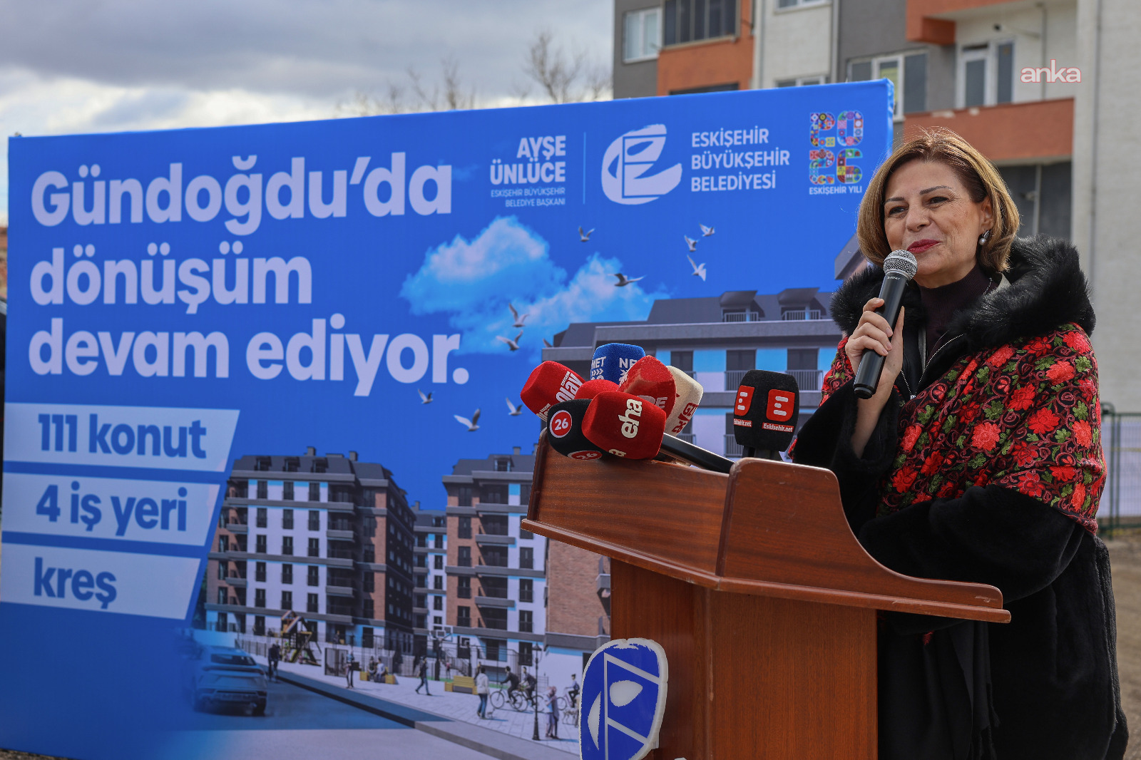 Eskişehir’de “Gündoğdu 2 Etap B” projesinin temeli atıldı… Başkan Ünlüce: “Gündoğdu’nun çehresini değiştirecek modern, güvenli ve çevresiyle uyumlu bir yaşam alanı kuruyoruz”