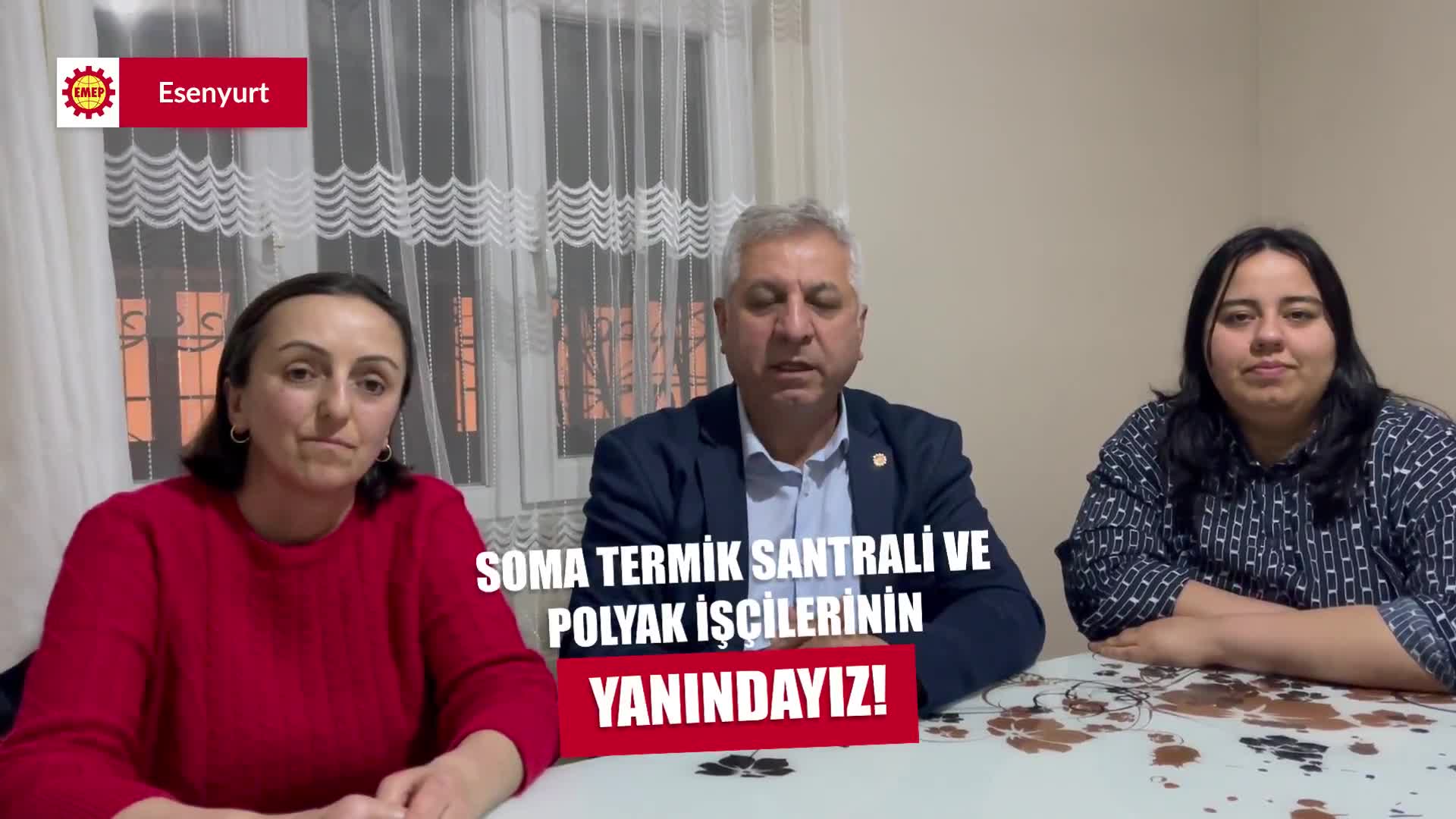 EMEP Genel Başkanı Aslan: "Soma ve Kınık maden işçilerinin mücadelesinin yanındayız"