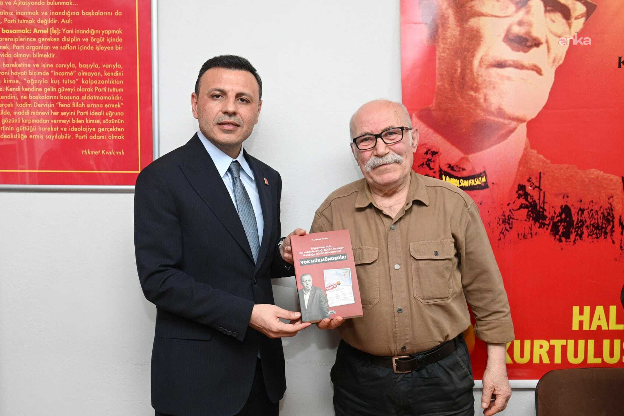 Özgür Çelik'ten HKP Genel Başkanı Nurullah Efe'ye ziyaret