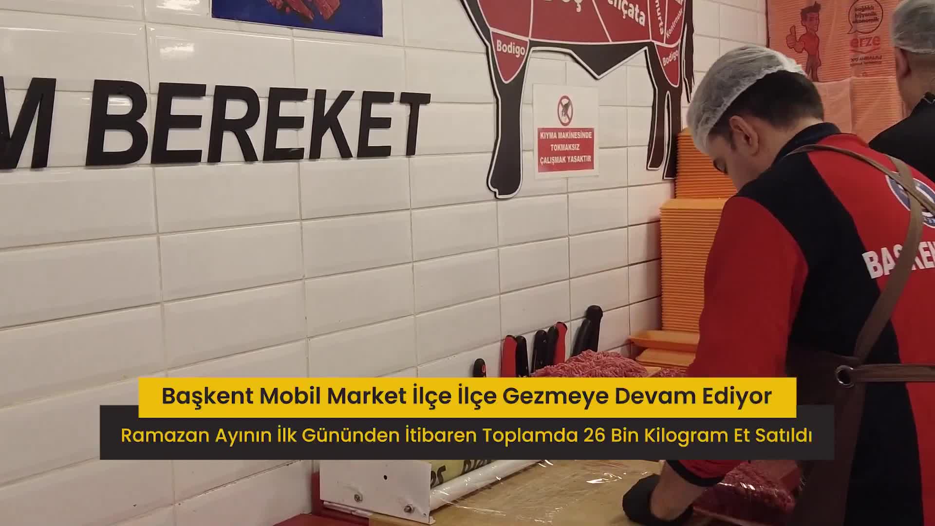 Ankara Büyükşehir Belediyesi, yüzde yüz yerli besi eti satışlarına devam ediyor