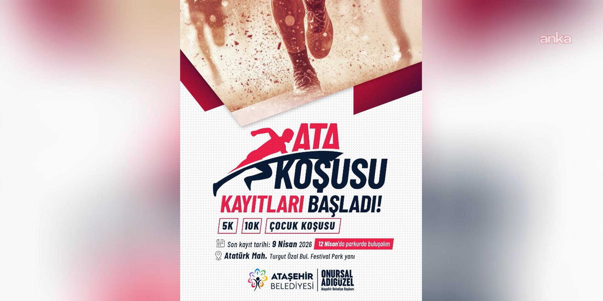Ataşehir Ata Koşusu, 12 Nisan'da start alacak