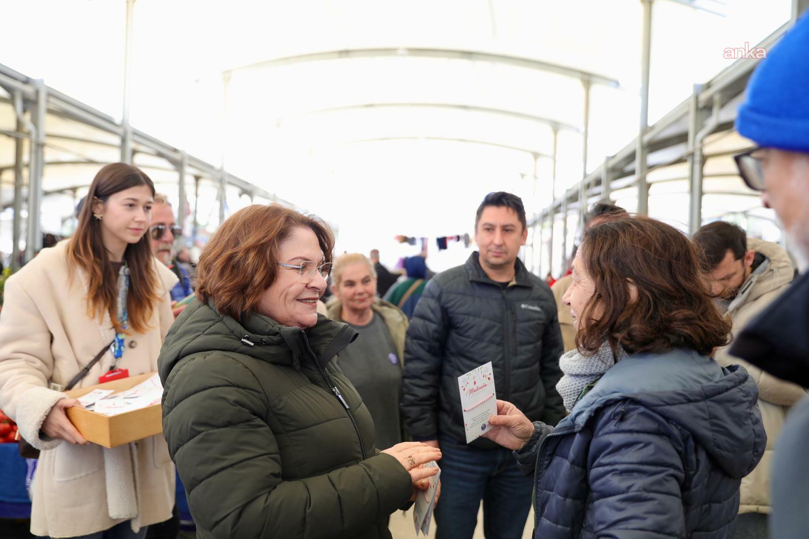 Didim’de vatandaşlara baharın simgesi marteniçka bileklikler dağıtıldı