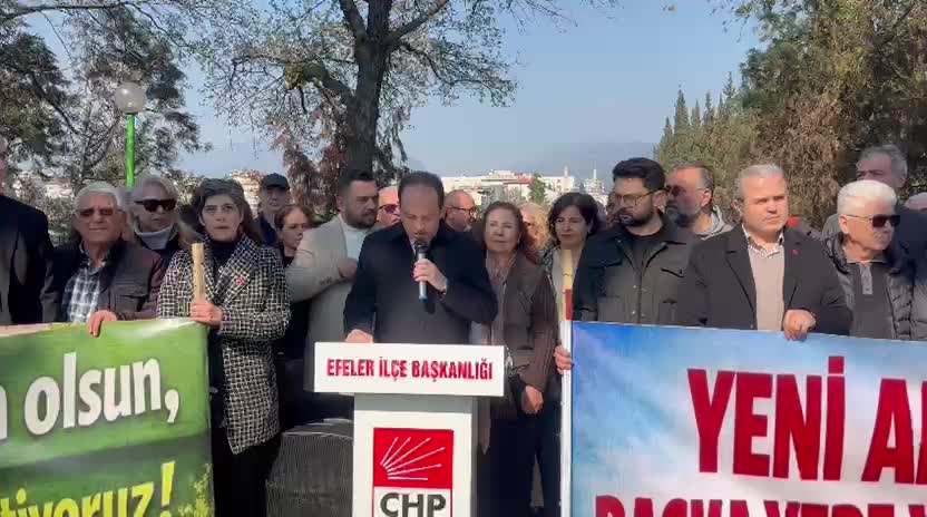 CHP Efeler İlçe Başkanı Erçetin’den fidanlık alana adliye binası yapılması kararına tepki: Elinizdeki tüm imkânlara rağmen şehrin göbeğindeki bu 50 dönümlük alana mı göz diktiniz