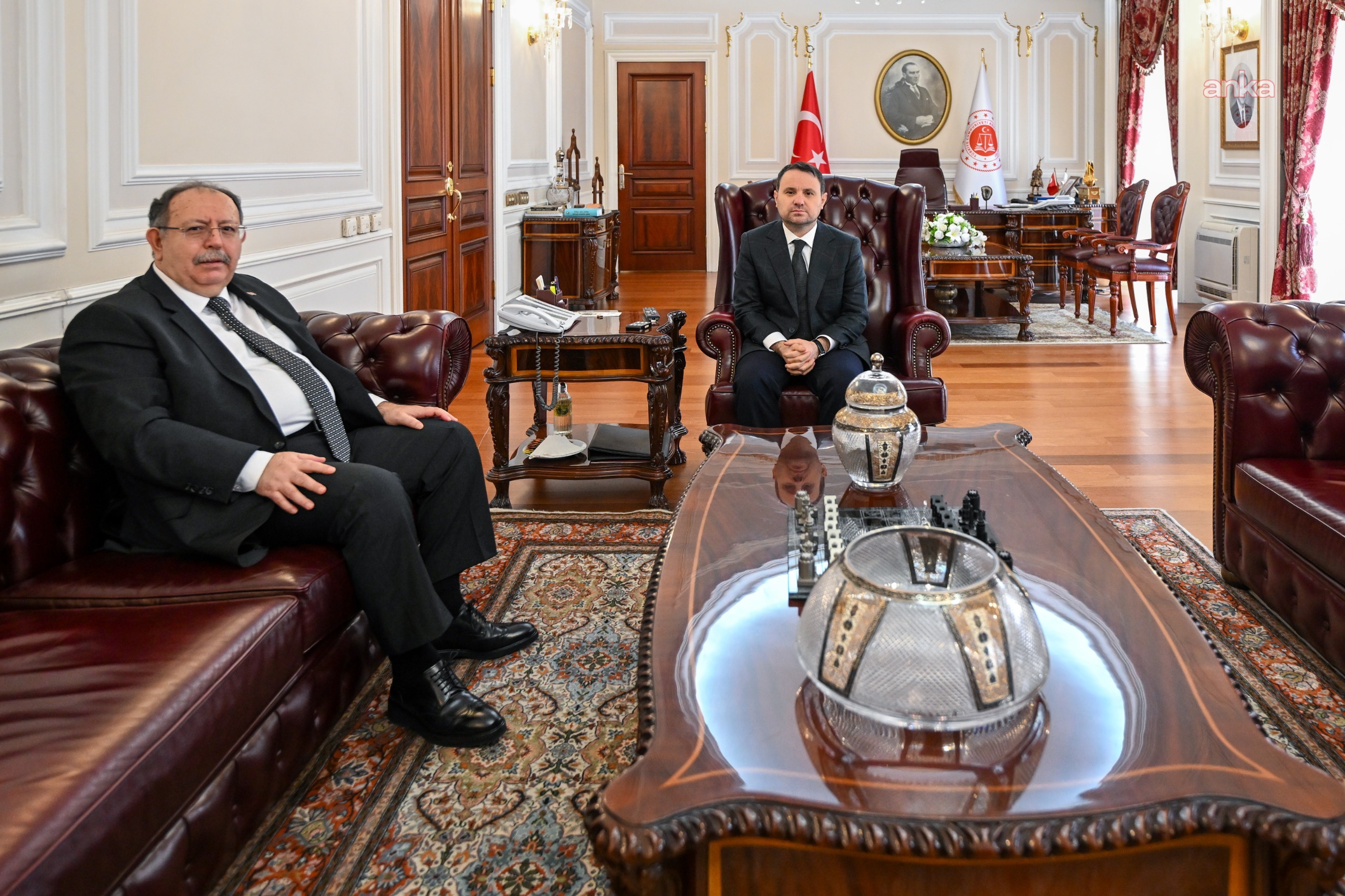 YSK Başkanı Yener’den Adalet Bakanı Gürlek’e ziyaret