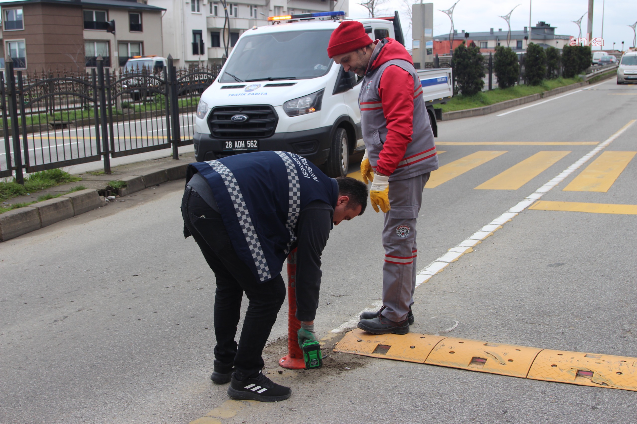 Giresun Belediyesi ekiplerinden sahada yoğun mesai
