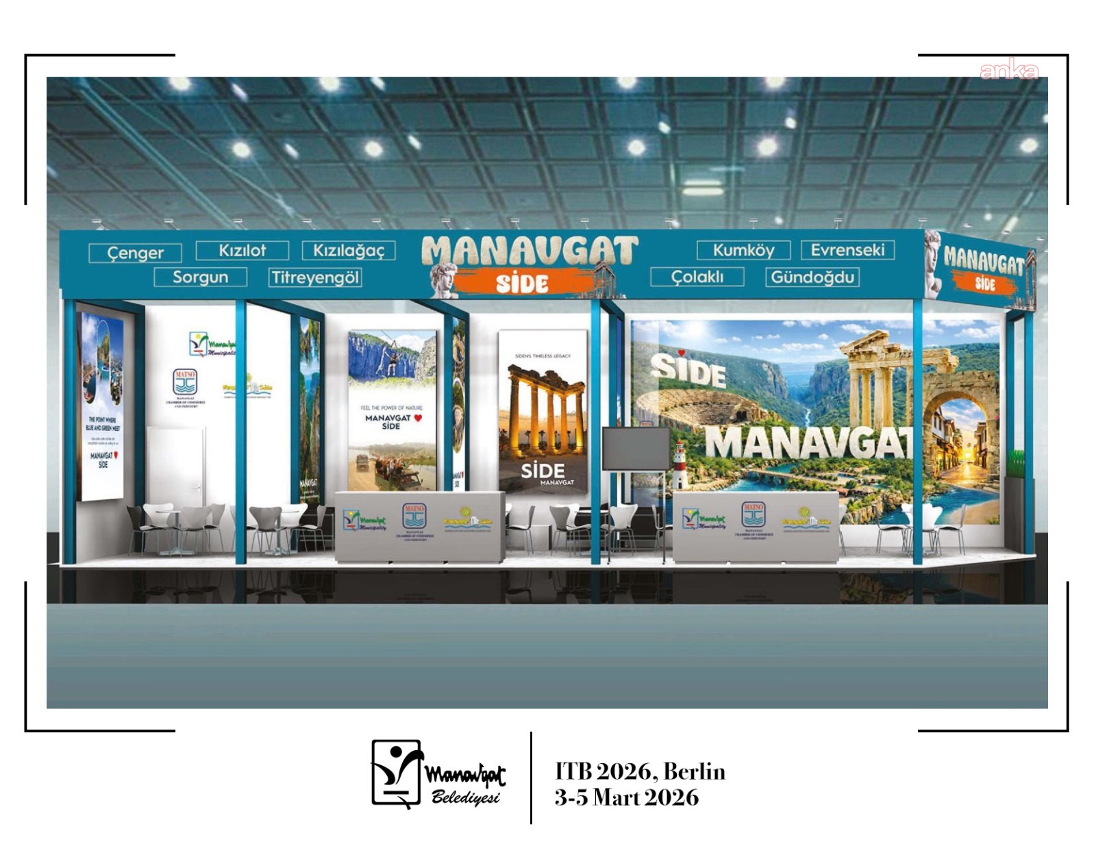 Manavgat’ın zenginlikleri, Berlin’de tanıtılacak