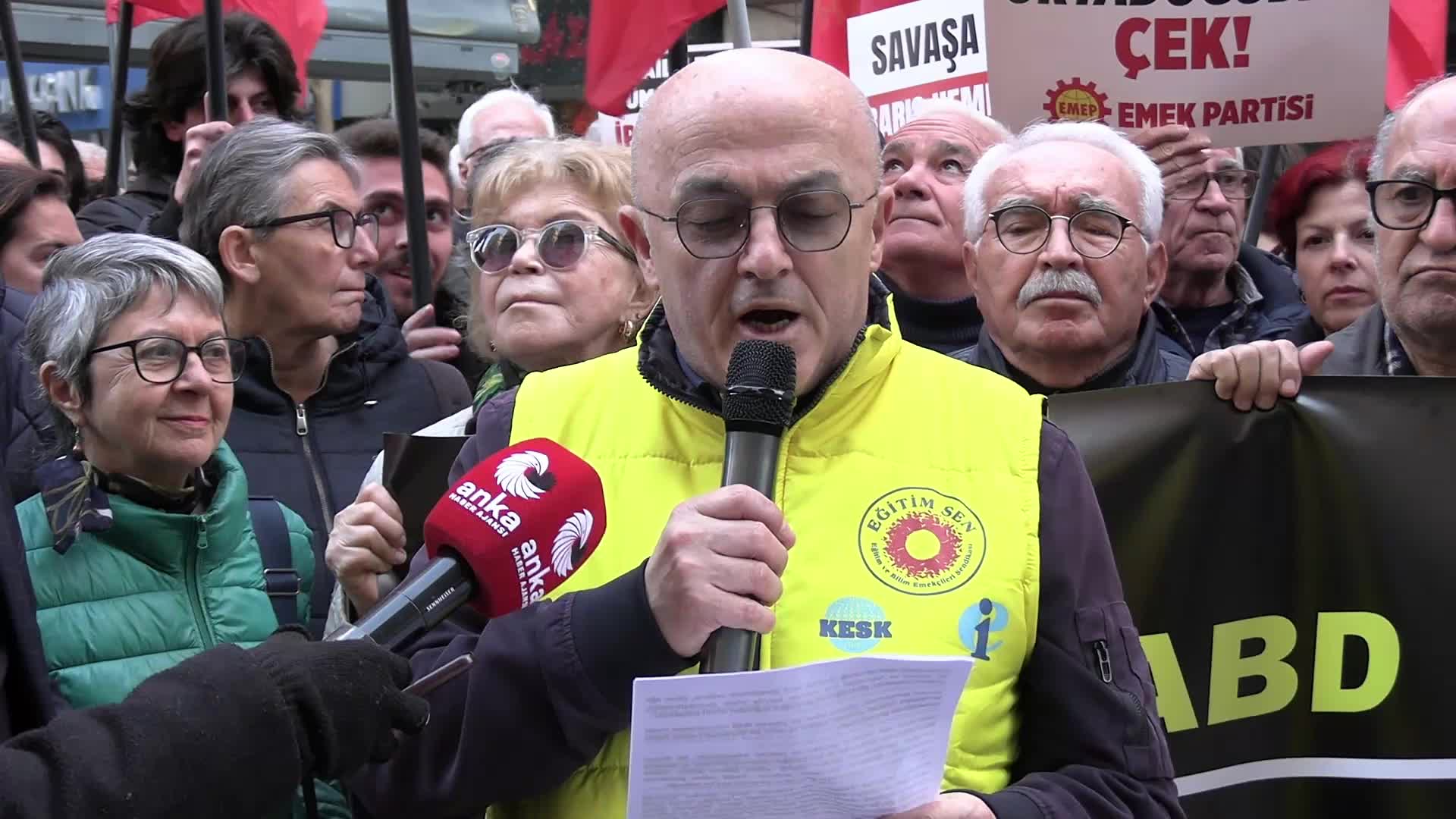 İzmir Emek ve Demokrasi Güçleri’nden ABD-İsrail'in İran'a saldırısına tepki: Emperyalistler halkları özgürleştirmez