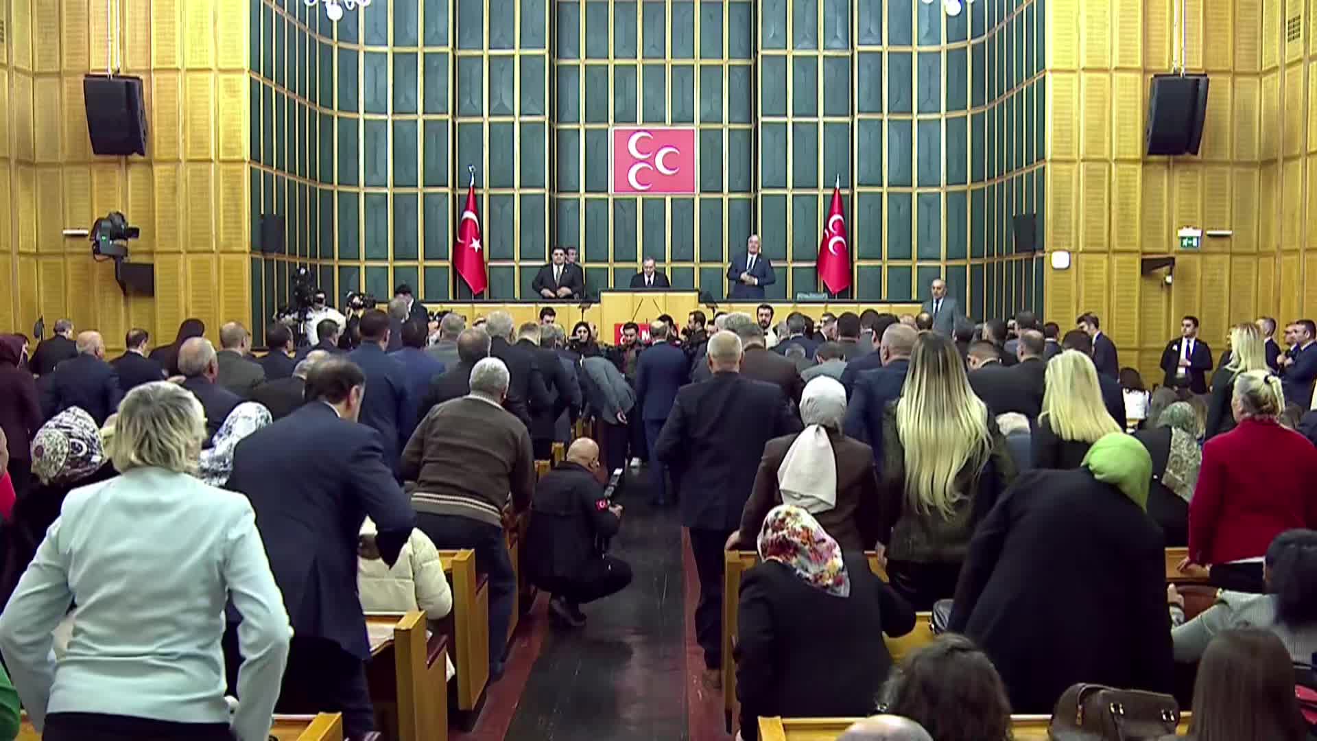 MHP Grup Toplantısı... Bahçeli: "İran’a yapılan mütehakkim ve mütecaviz saldırıları hiç tereddütsüz kınıyorum"