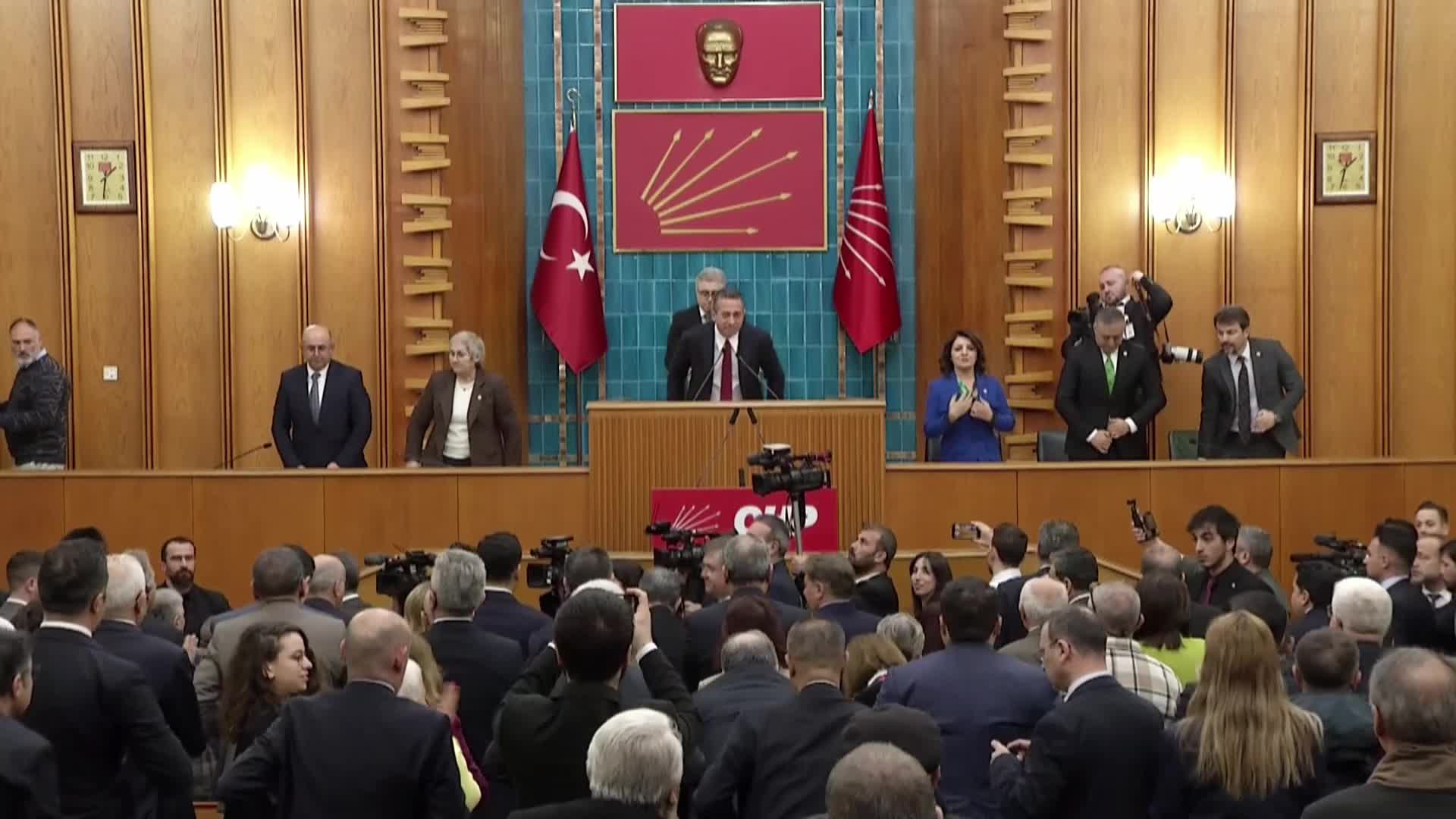 CHP grup toplantısı... Özgür Özel: "Erdoğan bugün yeni bir Amerikan planının parçasıdır"