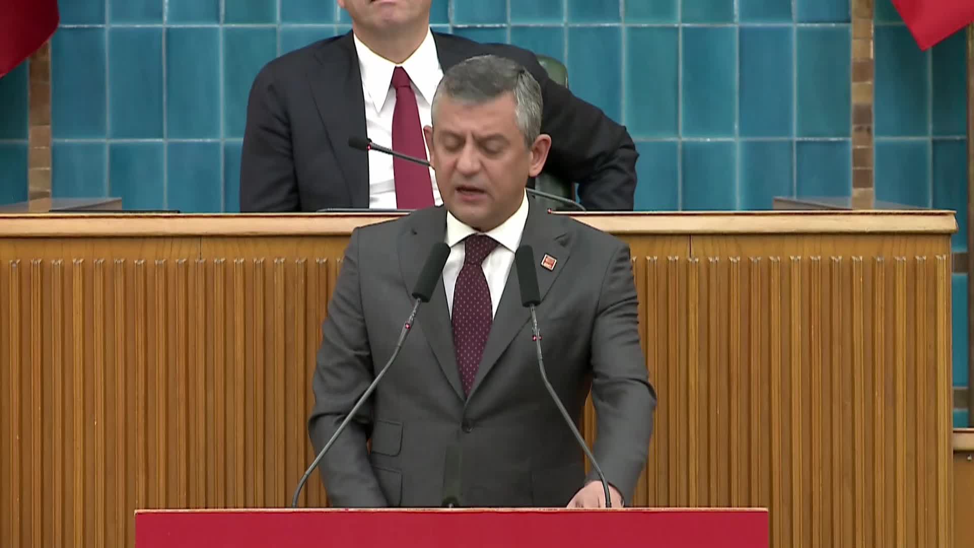 CHP grup toplantısı... Özgür Özel: "Trump’ın ve Netanyahu’nun dayattığı düzen yeni dünya düzeni olamaz"