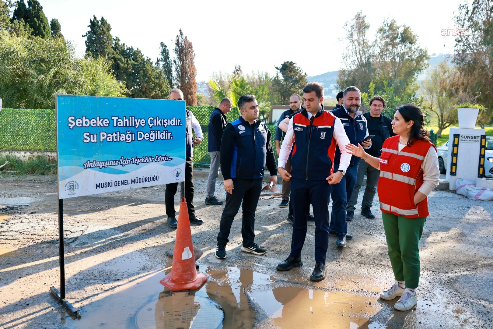 Bodrum Belediye Başkanı Mandalinci, altyapı yatırımlarını yerince inceledi