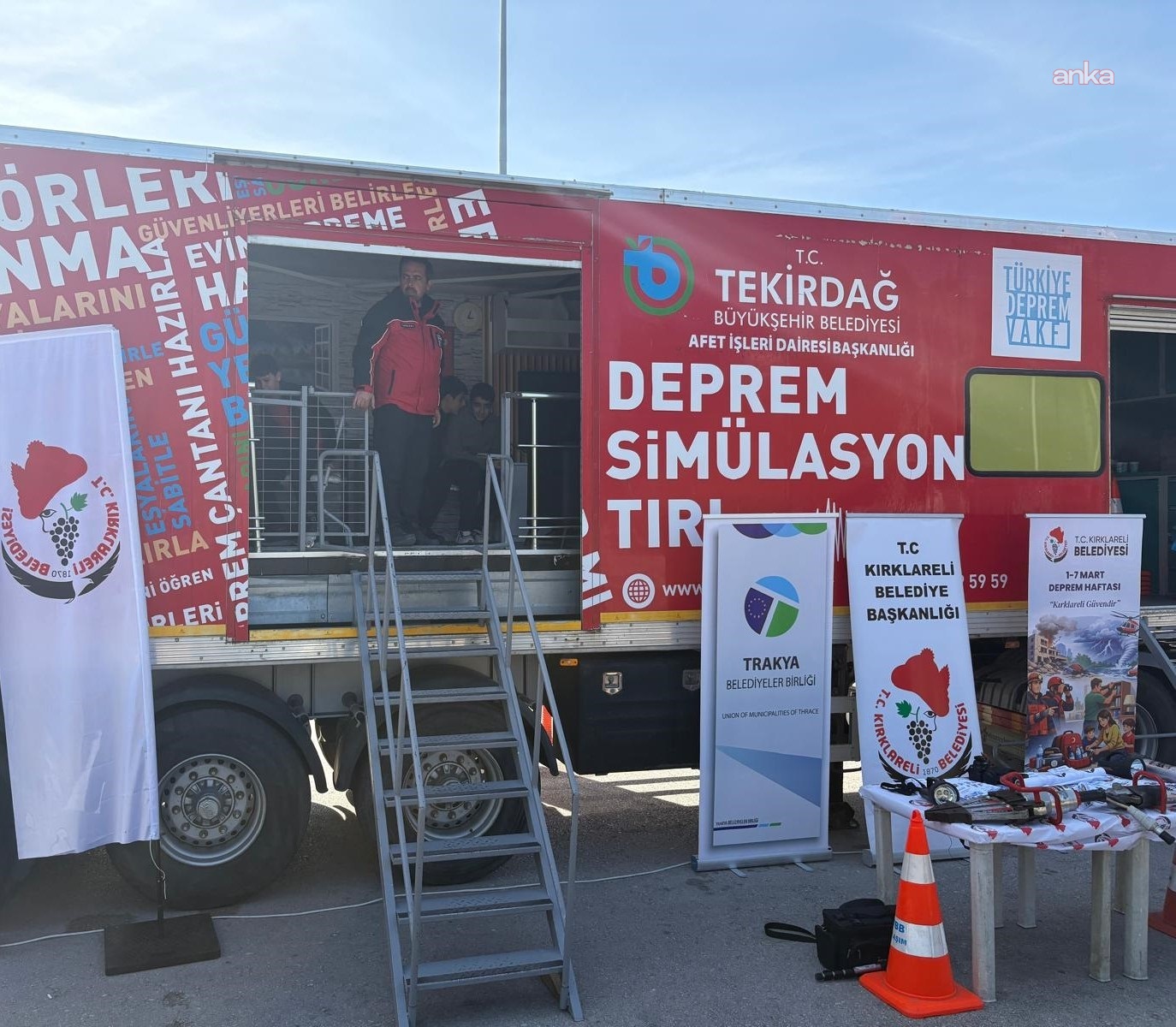 Tekirdağ Deprem Haftası'nda afet bilinci seferberliği başlattı