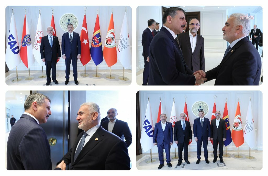 HÜDA PAR'dan İçişleri Bakanı Mustafa Çiftçi'ye hayırlı olsun ziyareti