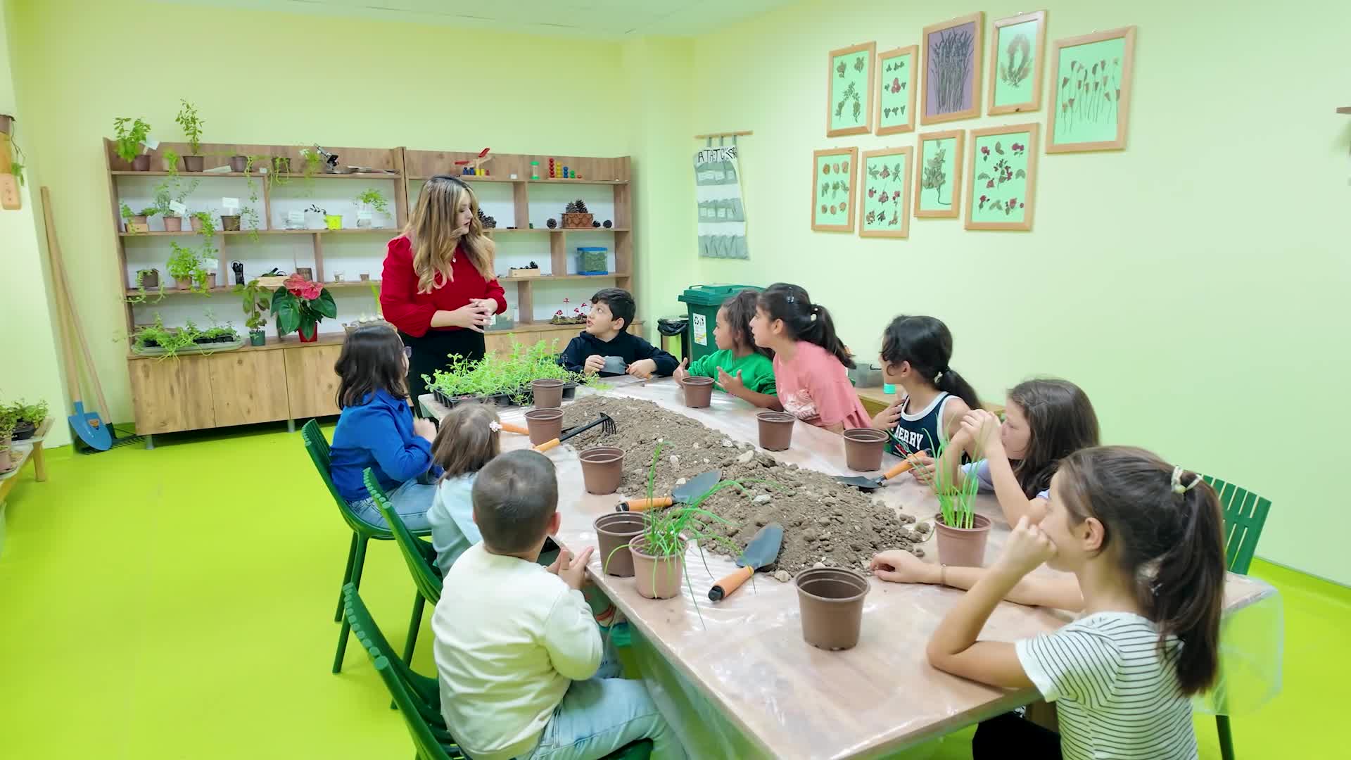Mersin Büyükşehir Belediyesi'nden çocuklara doğayla iç içe atölye
