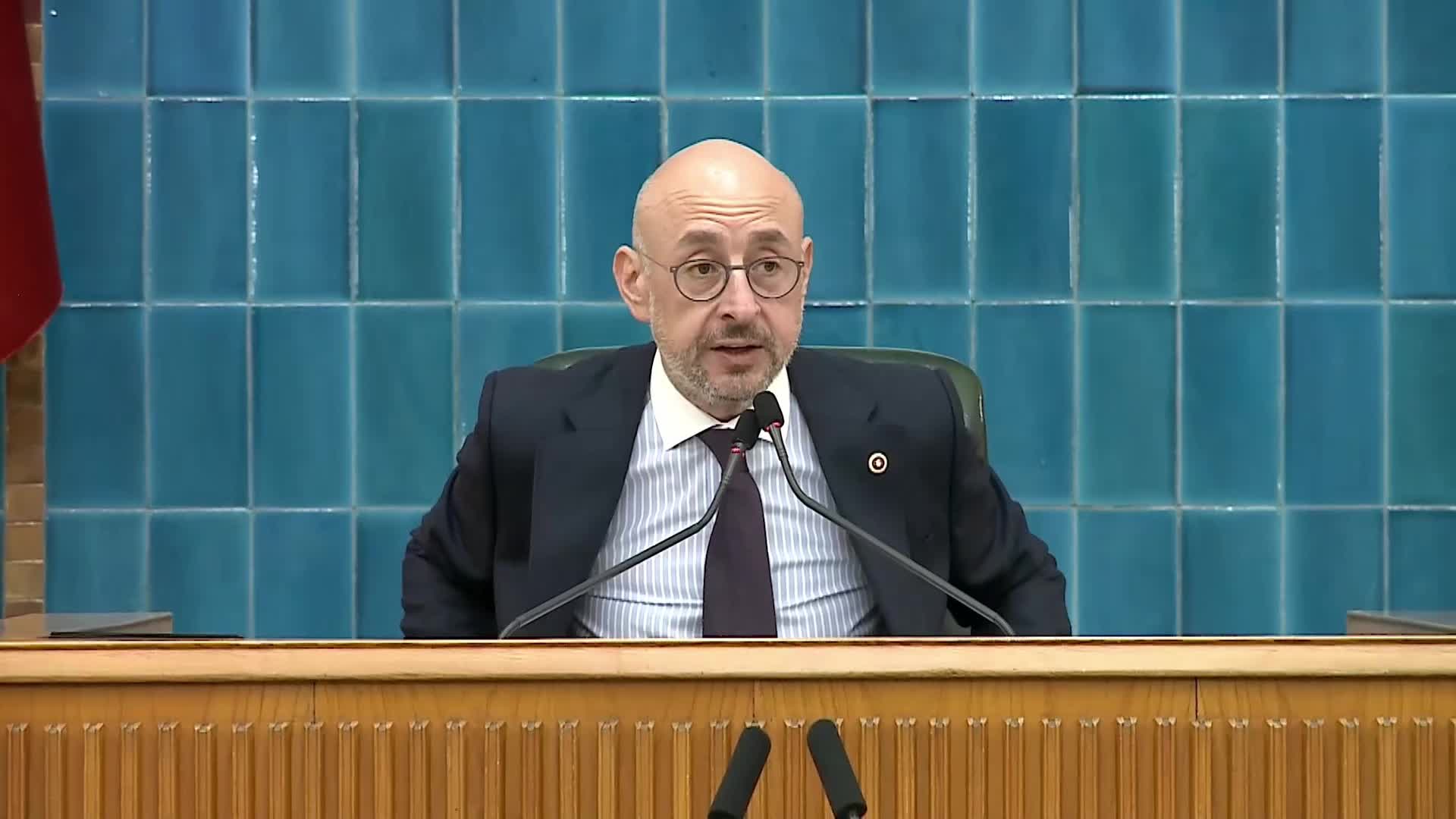 İYİ Parti Grup Toplantısı... Dervişoğlu: "İran, mollaların yozlaşmış düzeninin devrilip, yerine dışarıdan bir kuklanın monte edilebileceği bir ülke değildir"