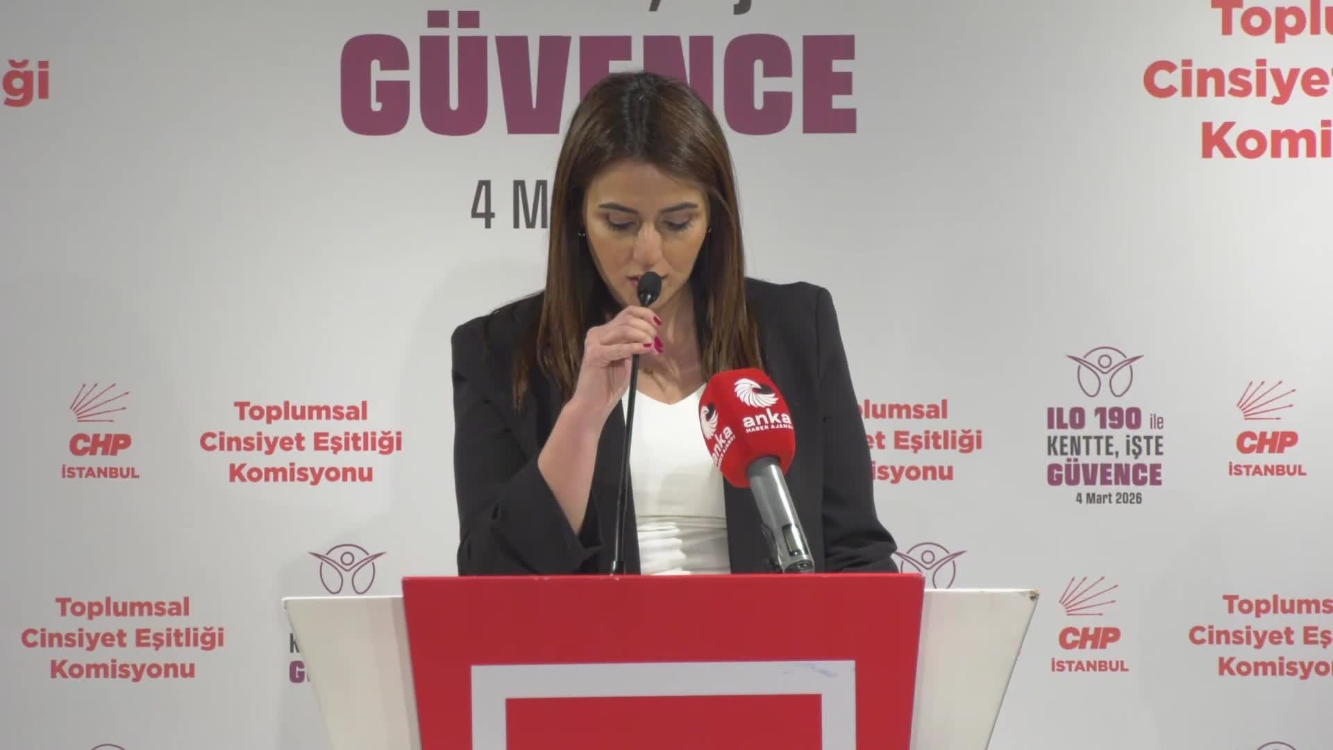 ILO190 tanıtım toplantısı... Gamze Taşcıer: “Kadınları sosyal hayattan yok etmeye çalışan iktidarın parmak izi her bir öldürülen kadının bedeninin üzerinde”