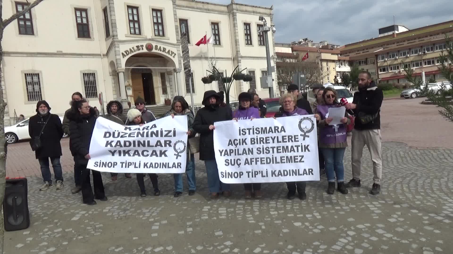 TİP üyelerinden İstanbul'da anne ve kızının hayatını kaybetmesine ilişkin Ayancık'ta açıklama