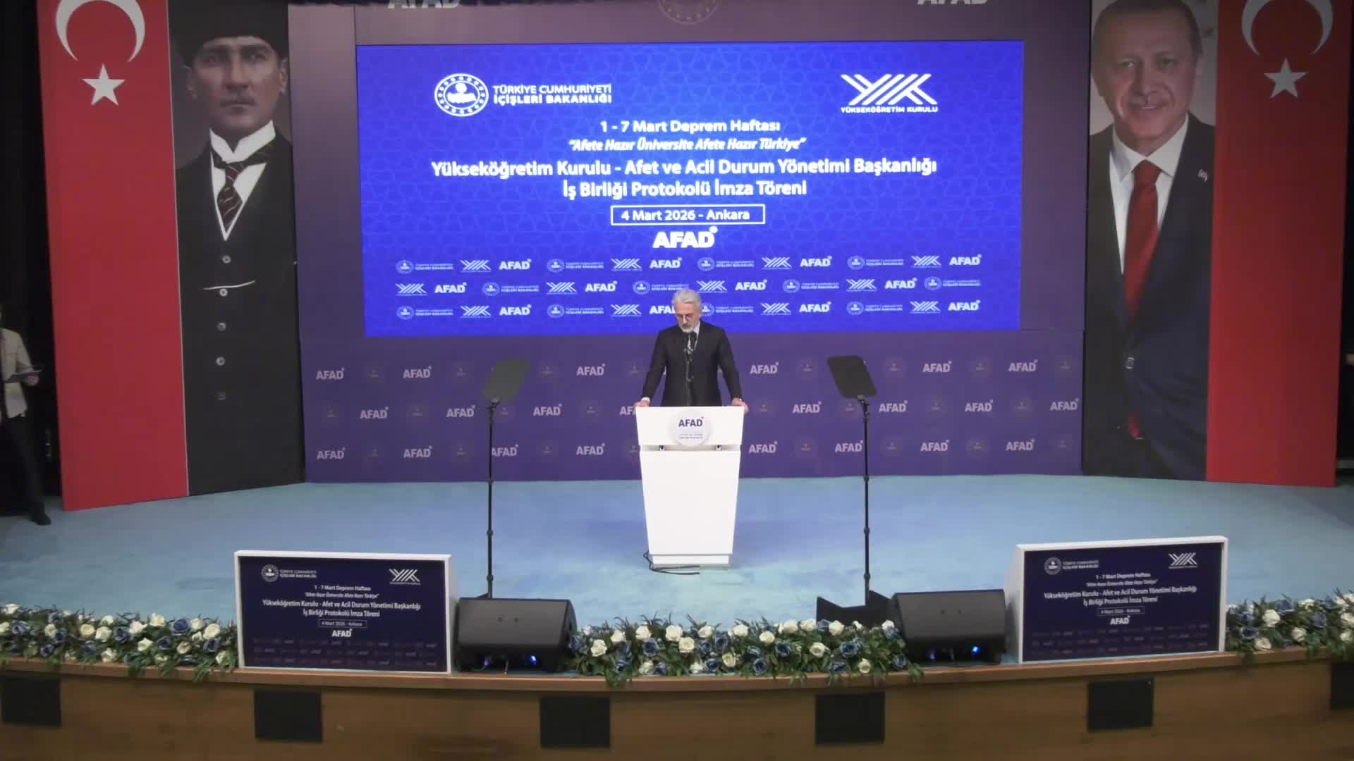 AFAD ve YÖK arasında "Afete Hazır Üniversite, Afete Hazır Türkiye" işbirliği protokolü imzalandı