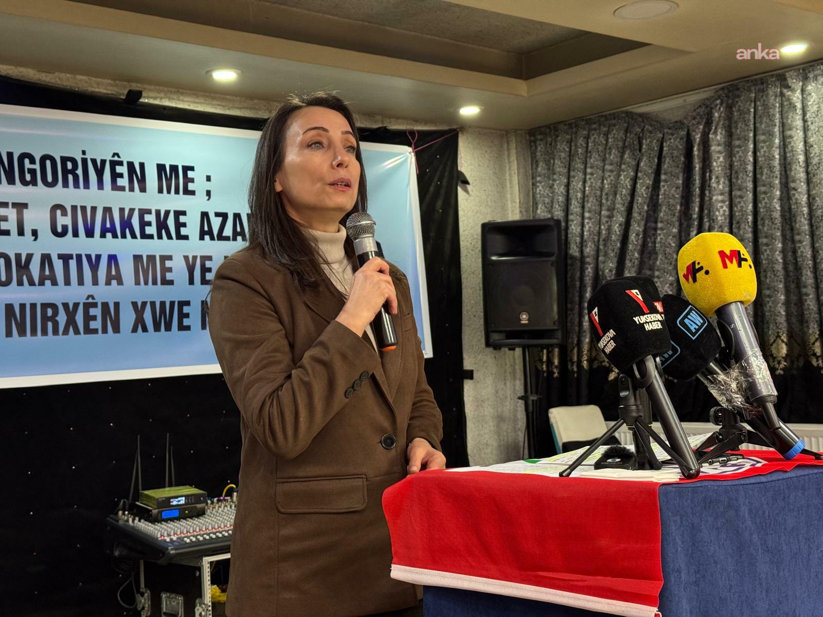 DEM Parti Eş Genel Başkanı Hatimoğulları: “İran'daki çözüm ne emperyalist güçlerin işgal politikaları ne de molla rejiminin otoriter politikalarıdır”