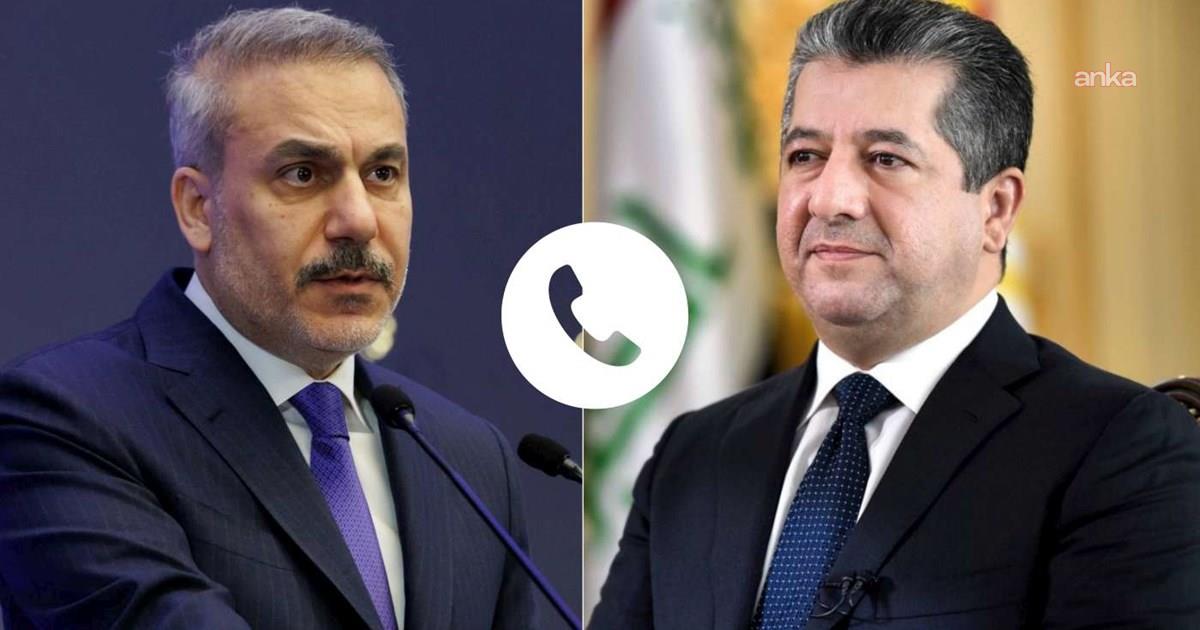Dışişleri Bakanı Fidan, IKBY Başbakanı Barzani ile görüştü